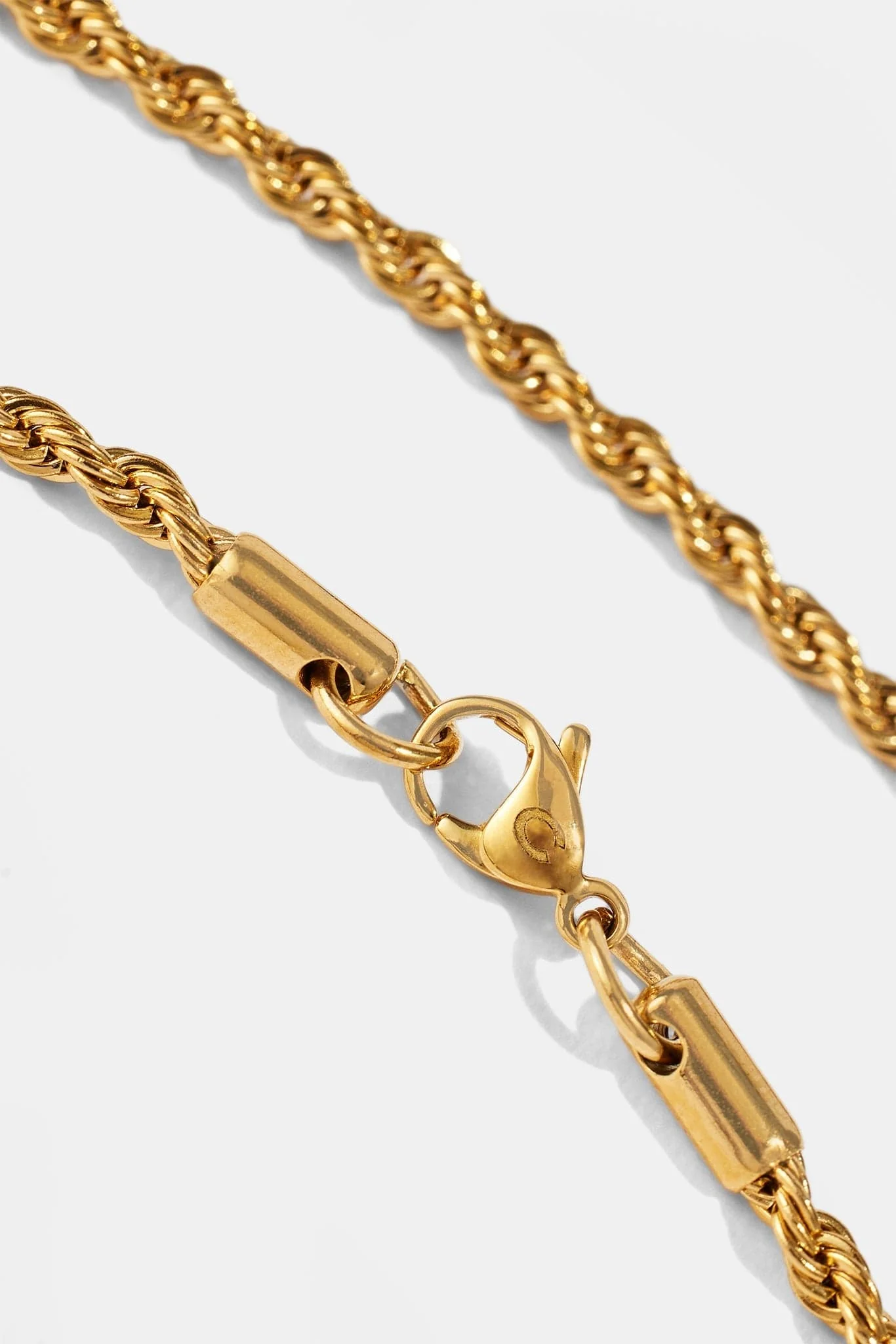 Cernucci 3mm Rope Chain - Gold - Image 4