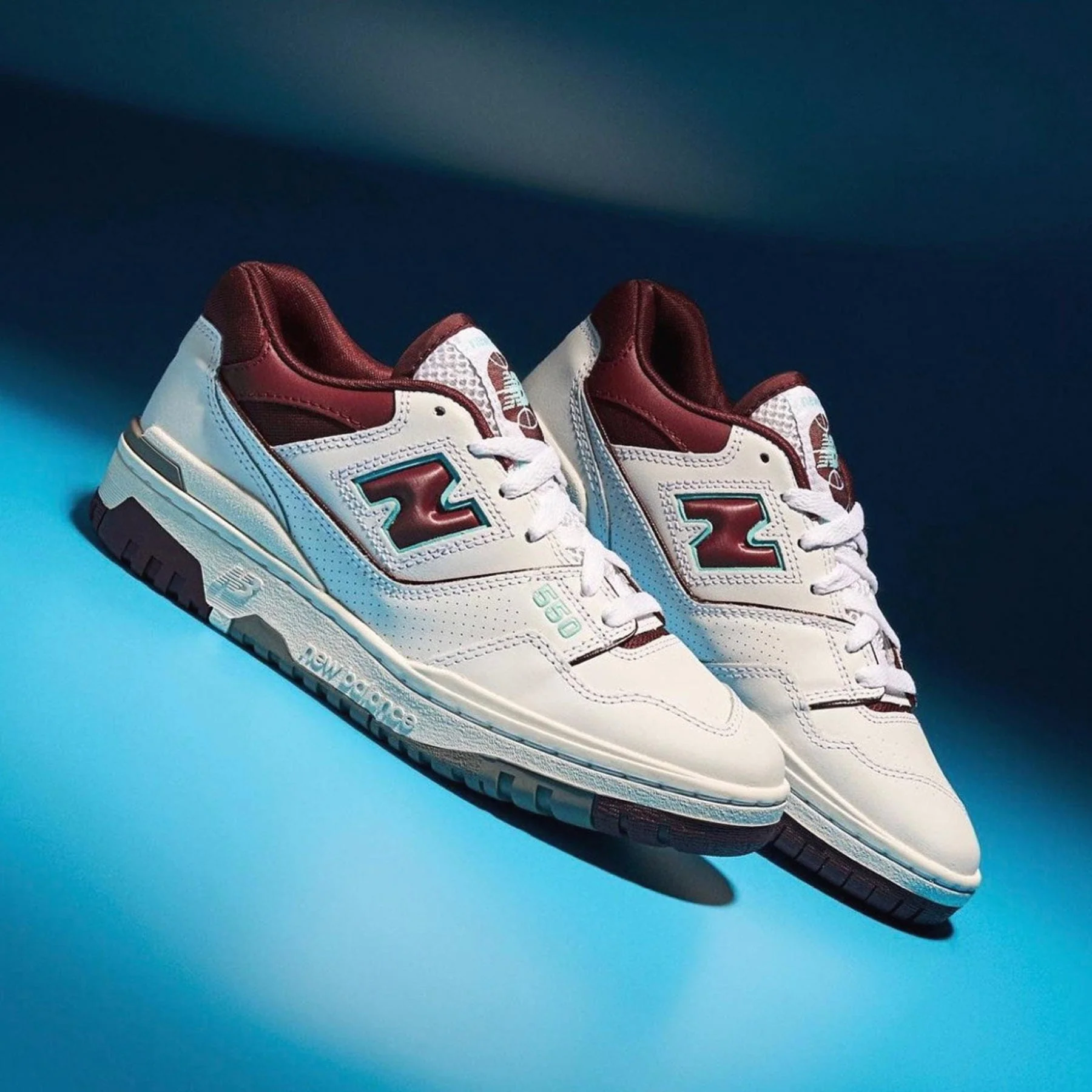 New Balance 550 'Burgundy Turquoise' - Image 6