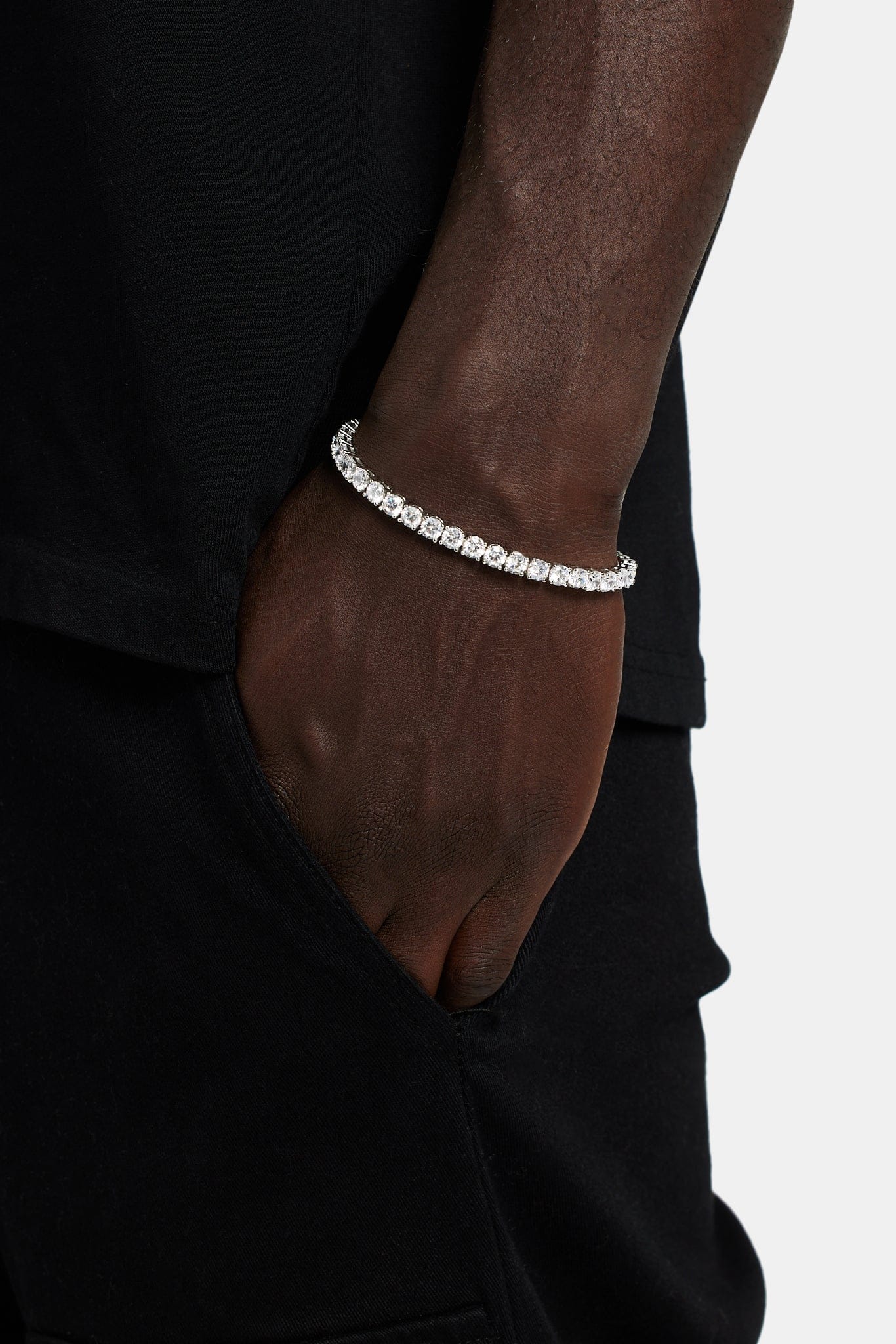 Cernucci 5mm Tennis Bracelet - Image 2