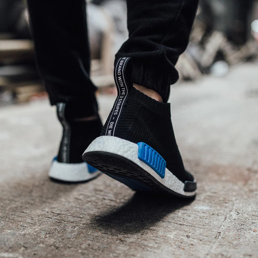 Adidas NMD_CS1 Primeknit Core Black-Lush Blue - Image 3