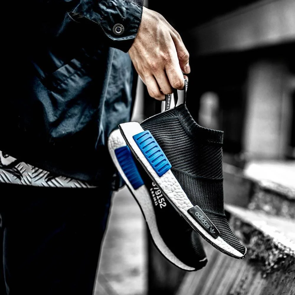 Adidas NMD_CS1 Primeknit Core Black-Lush Blue - Image 7