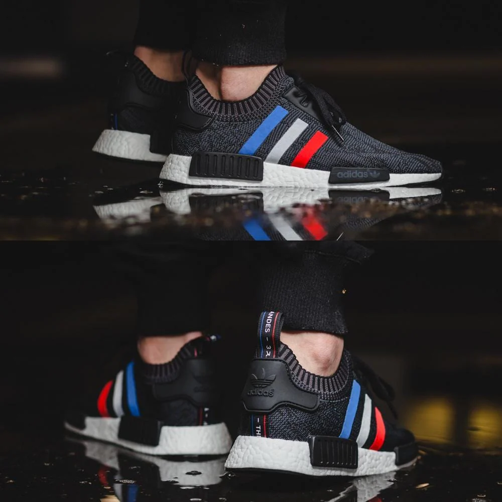 Adidas NMD_R1 Primeknit Tricolor Black - Image 6
