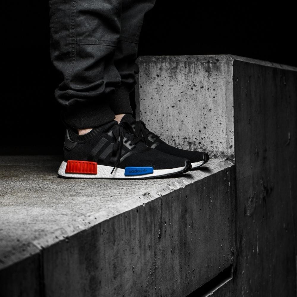 Adidas NMD Runner Primeknit Core Black-Lush Red - Image 7
