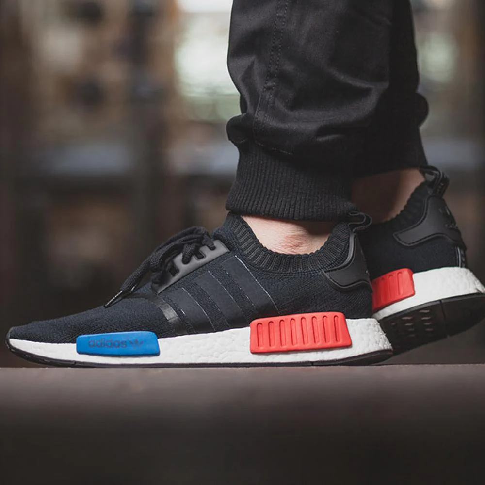 Adidas NMD Runner Primeknit Core Black-Lush Red - Image 8