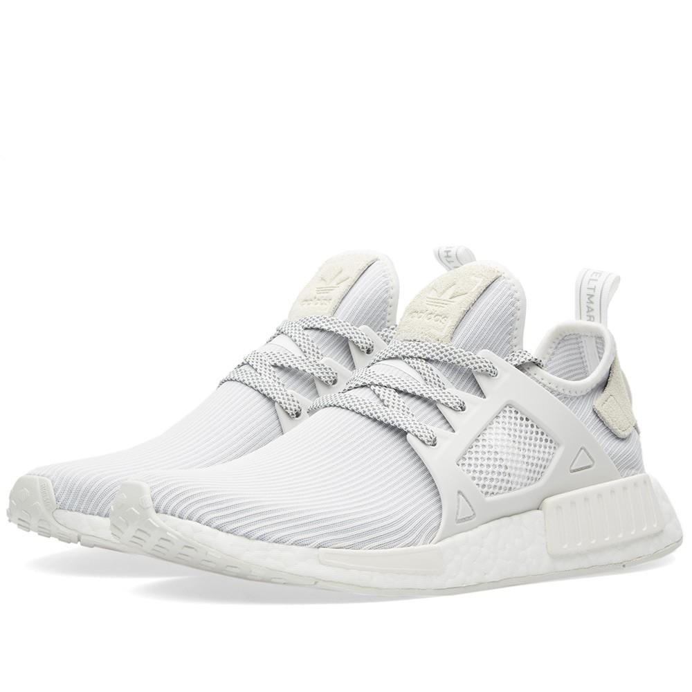 Adidas NMD_XR1 Primeknit White-Vintage White - Image 3