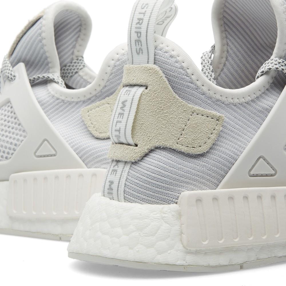 Adidas NMD_XR1 Primeknit White-Vintage White - Image 5