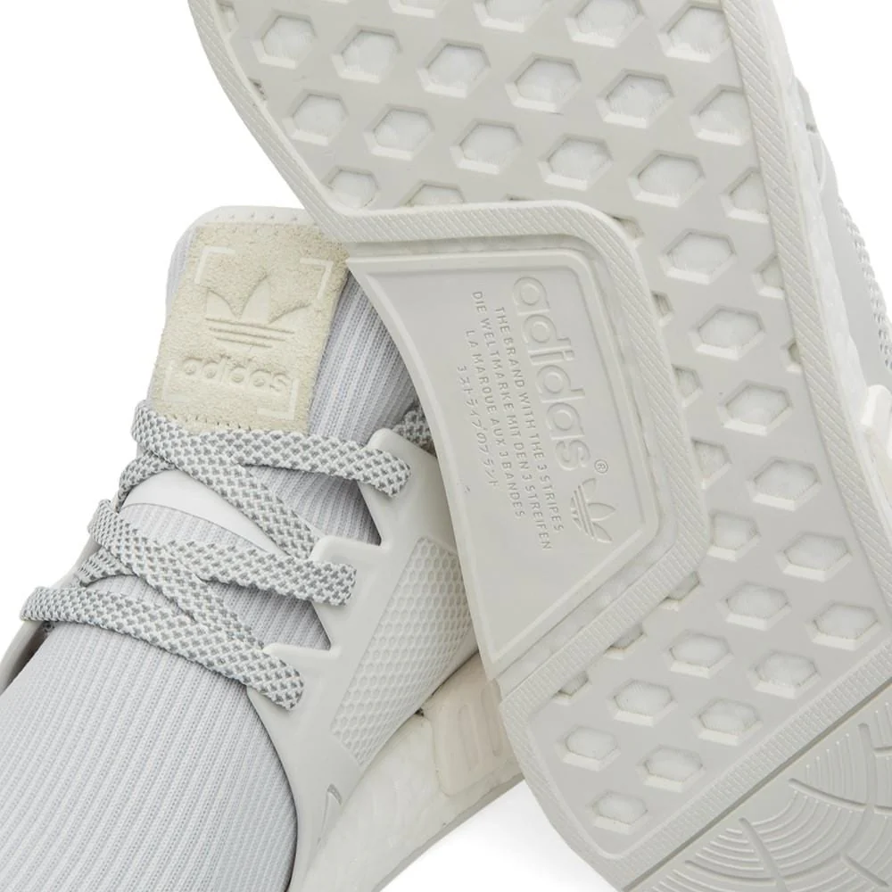 Adidas NMD_XR1 Primeknit White-Vintage White - Image 6