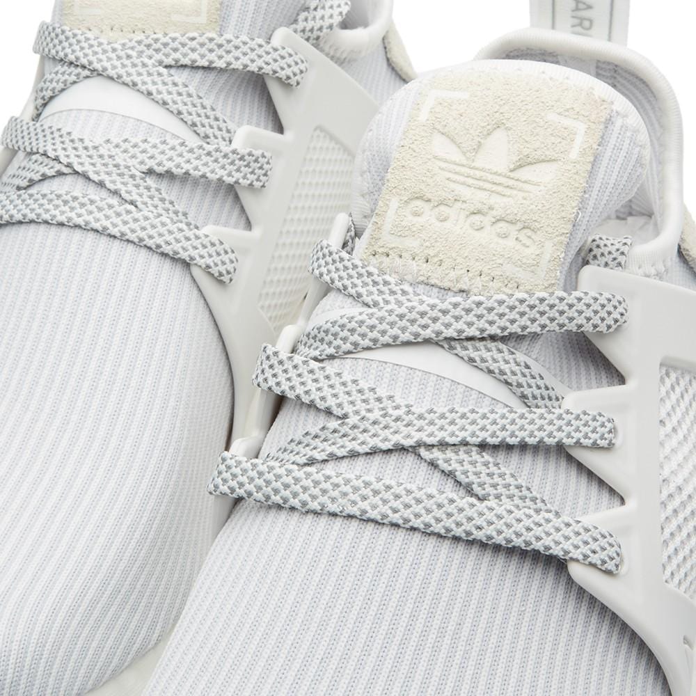 Adidas NMD_XR1 Primeknit White-Vintage White - Image 7