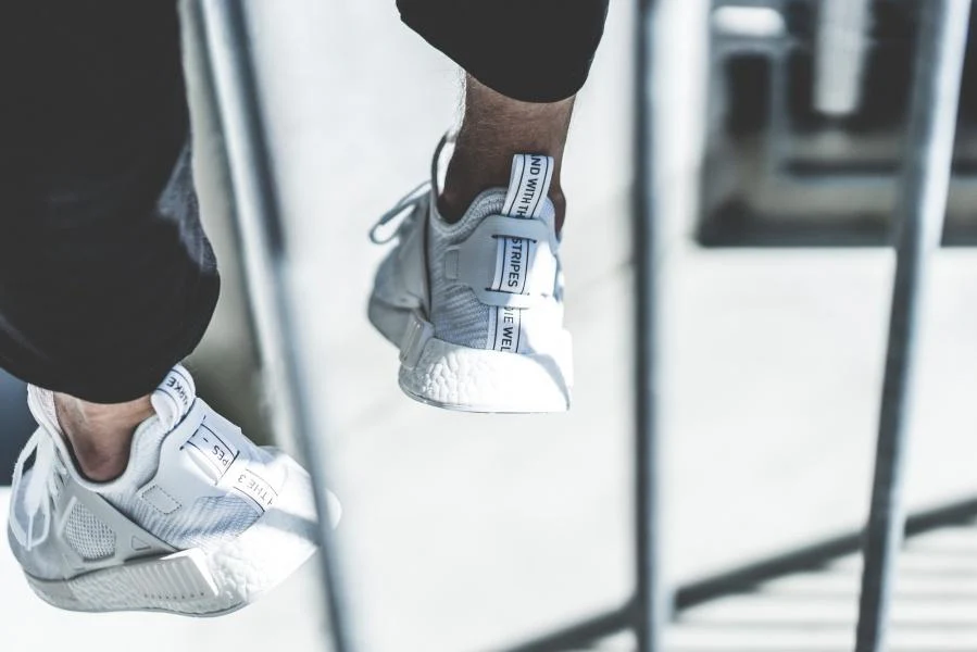 Adidas NMD_XR1 Primeknit White-Vintage White - Image 9