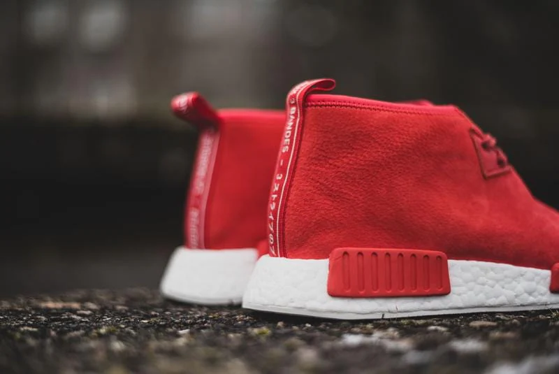 ADIDAS ORIGINALS NMD C1 CHUKKA BOOST (RED - WHITE) - Image 7