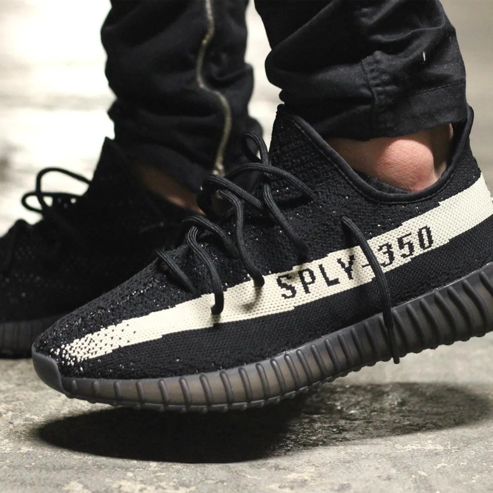 Adidas Originals Yeezy Boost 350 V2 Black-White - Image 7