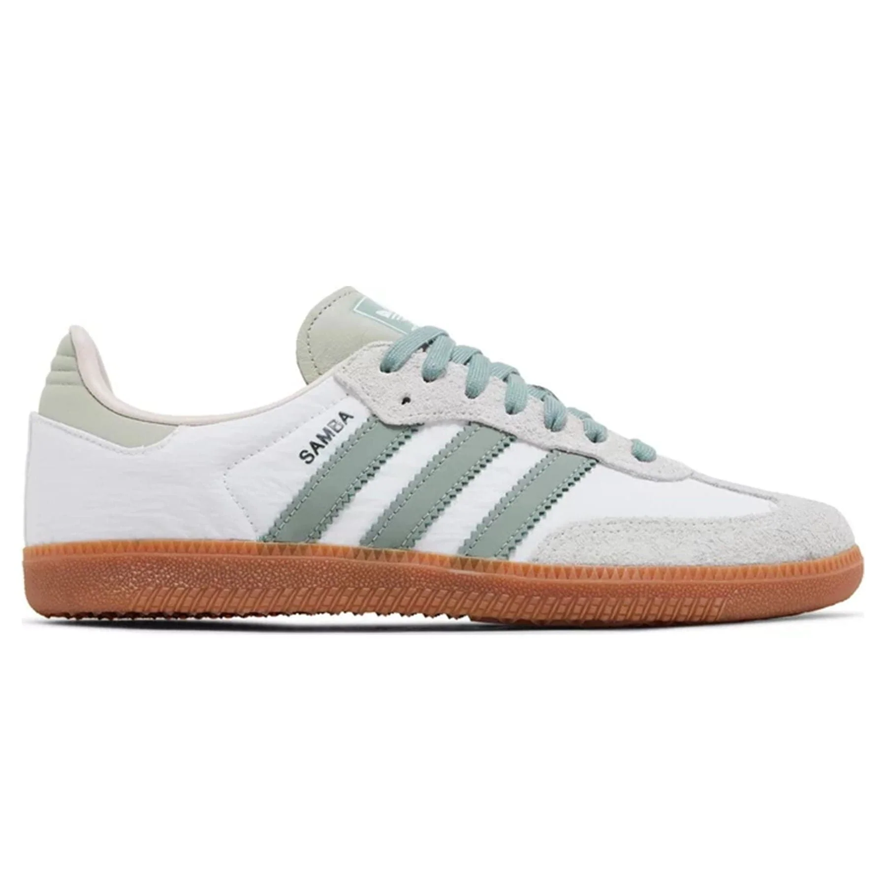 adidas Samba OG Wmns 'White Silver Green' - Image 2