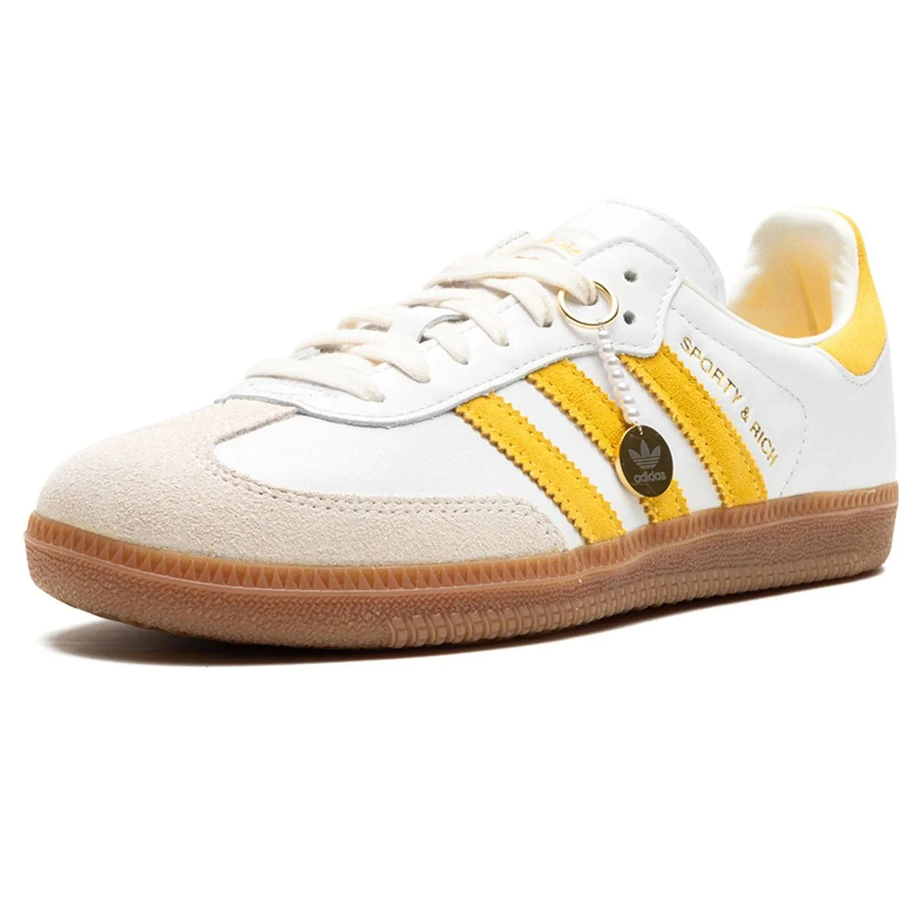 adidas Samba OG x  Sporty & Rich 'White Bold Gold' - Image 4
