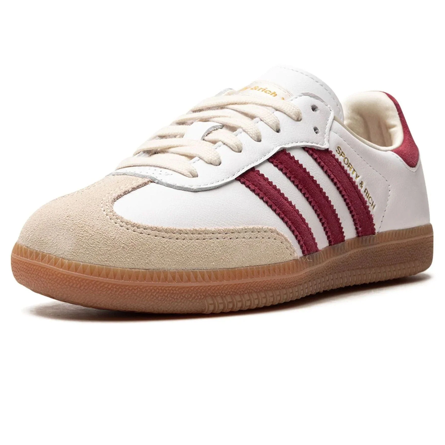 adidas Samba OG x  Sporty & Rich 'White Core Burgundy' - Image 4