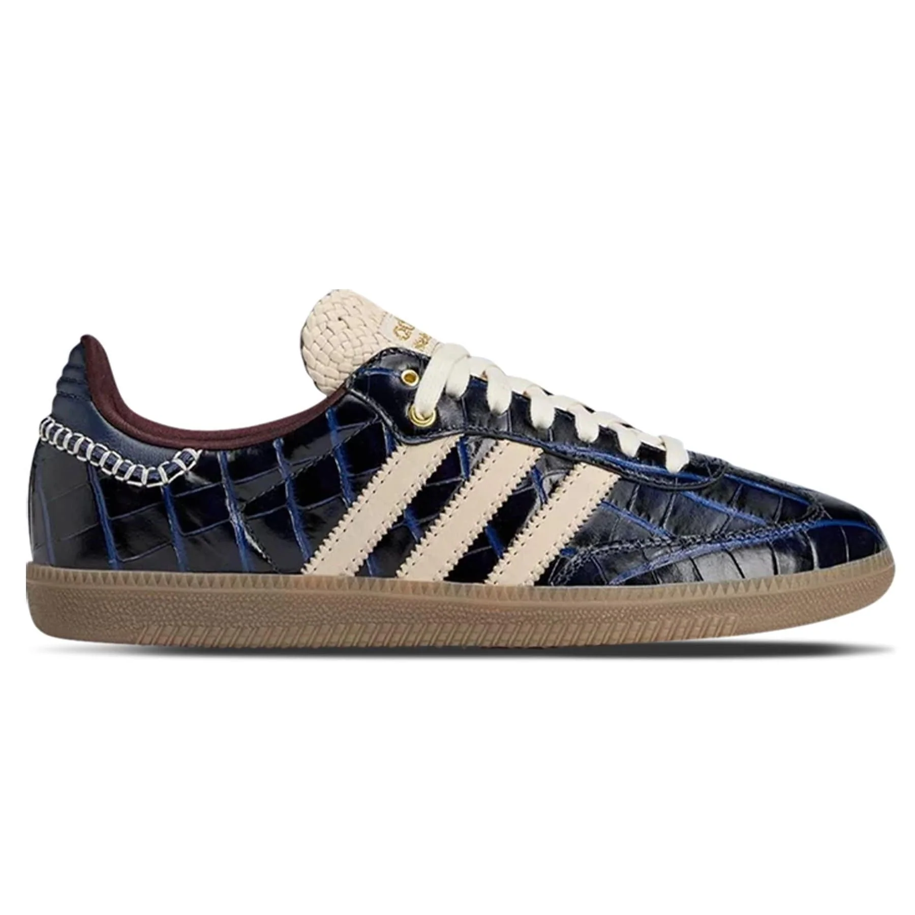 Wales Bonner x adidas Samba OG 'Croc - Collegiate Navy' - Image 2