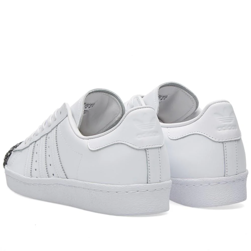 Adidas Women's Superstar Metal Toe W "White & Black" - Image 3