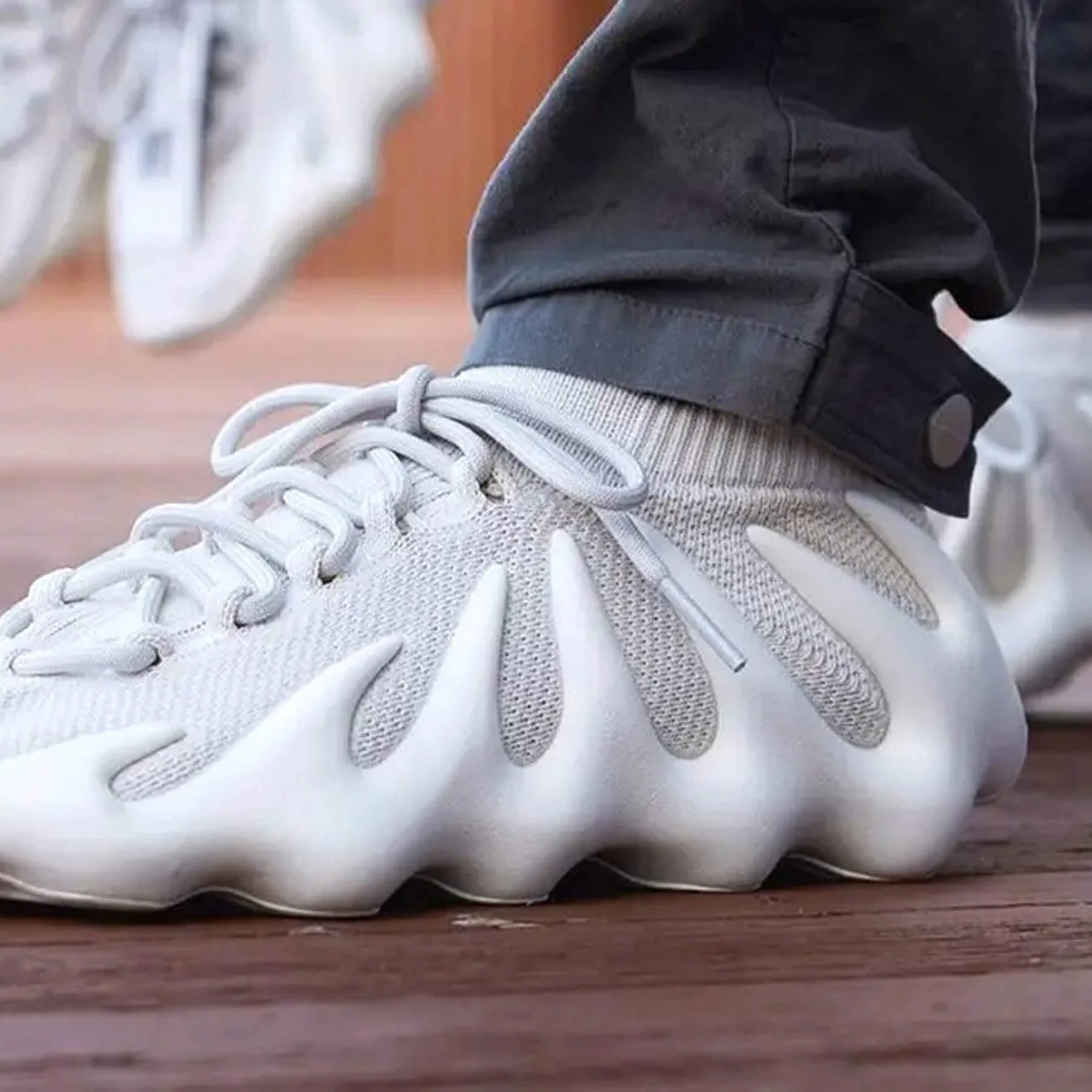 adidas Yeezy 450 'Cloud White' - Image 6