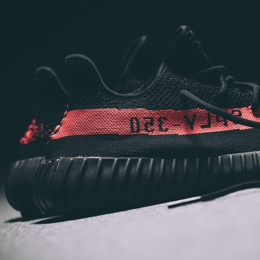 adidas Yeezy Boost 350 V2 Core Black Red - Image 7