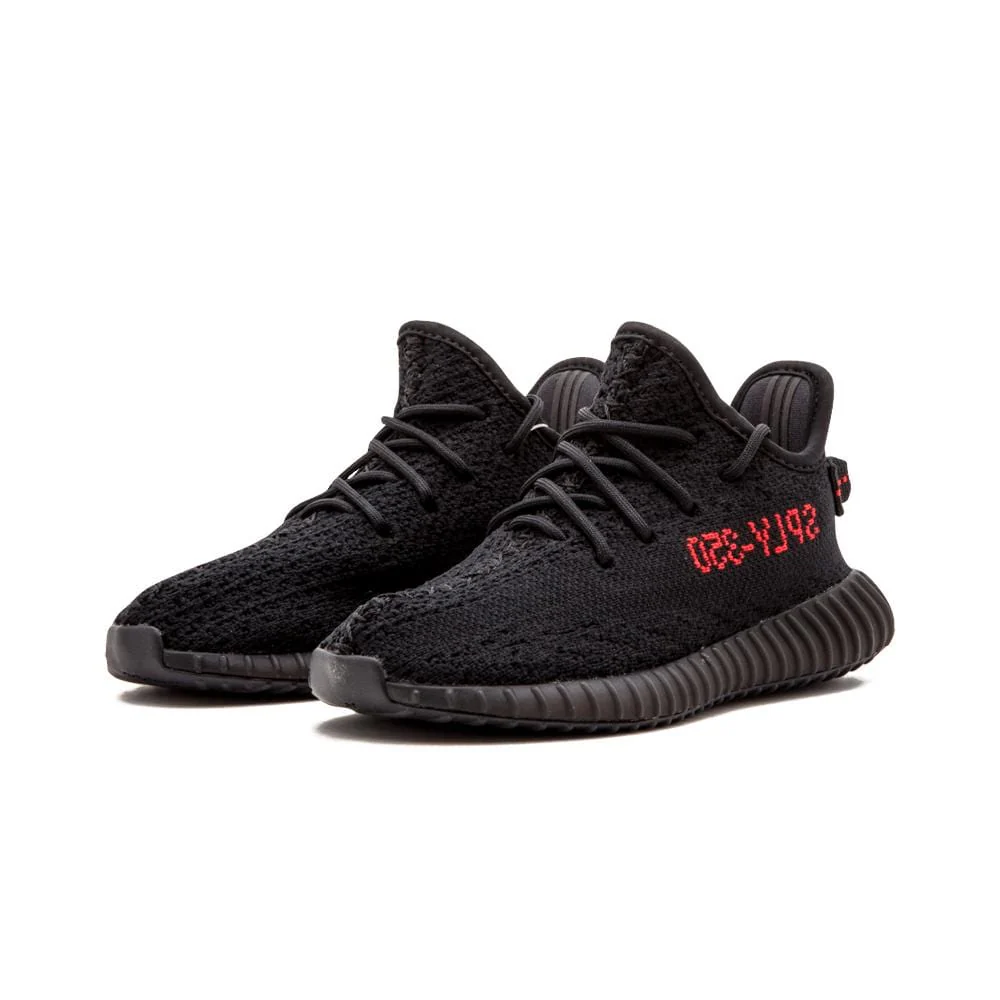 Adidas Yeezy Boost 350 V2 Infant Core Black-Red - Image 2