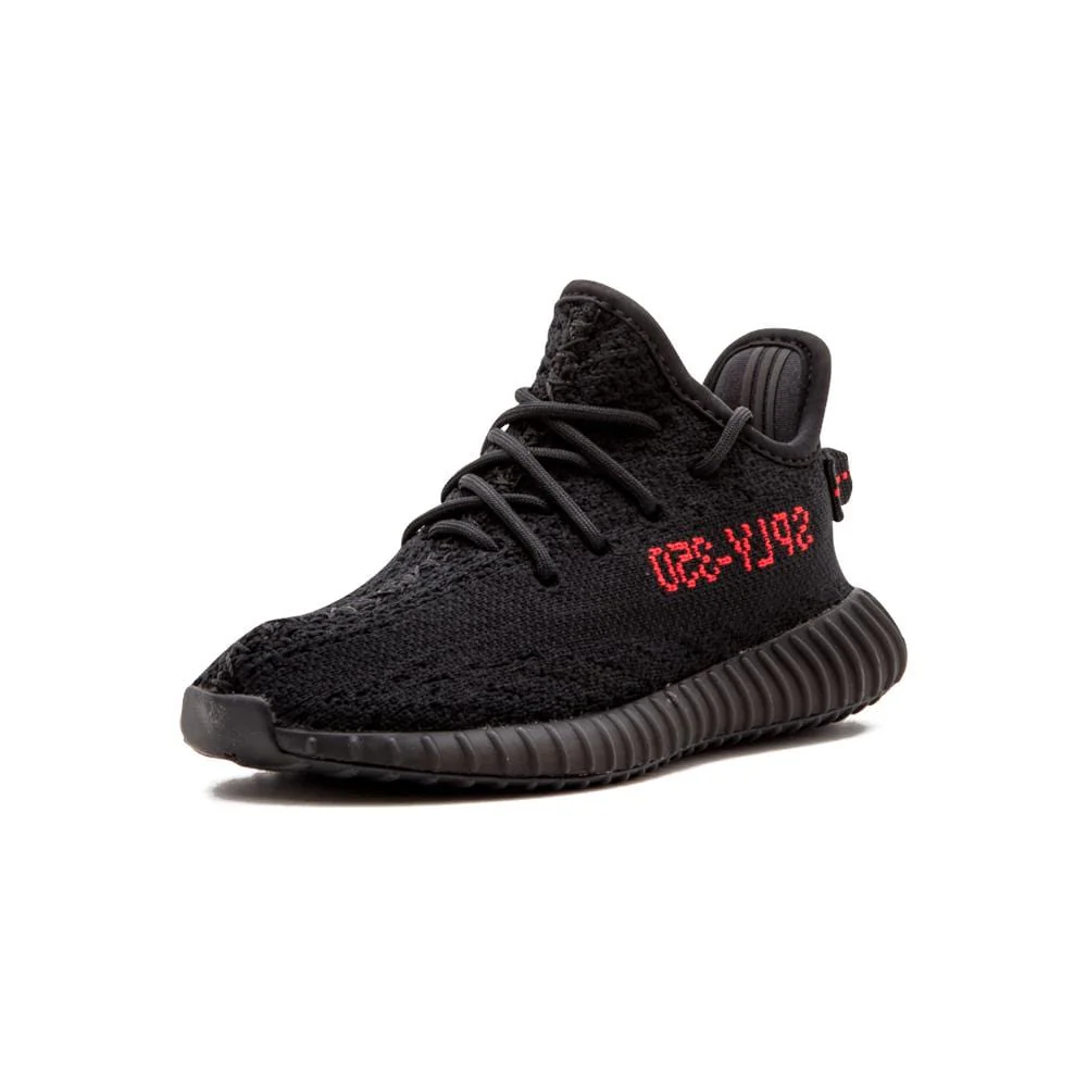 Adidas Yeezy Boost 350 V2 Infant Core Black-Red - Image 3