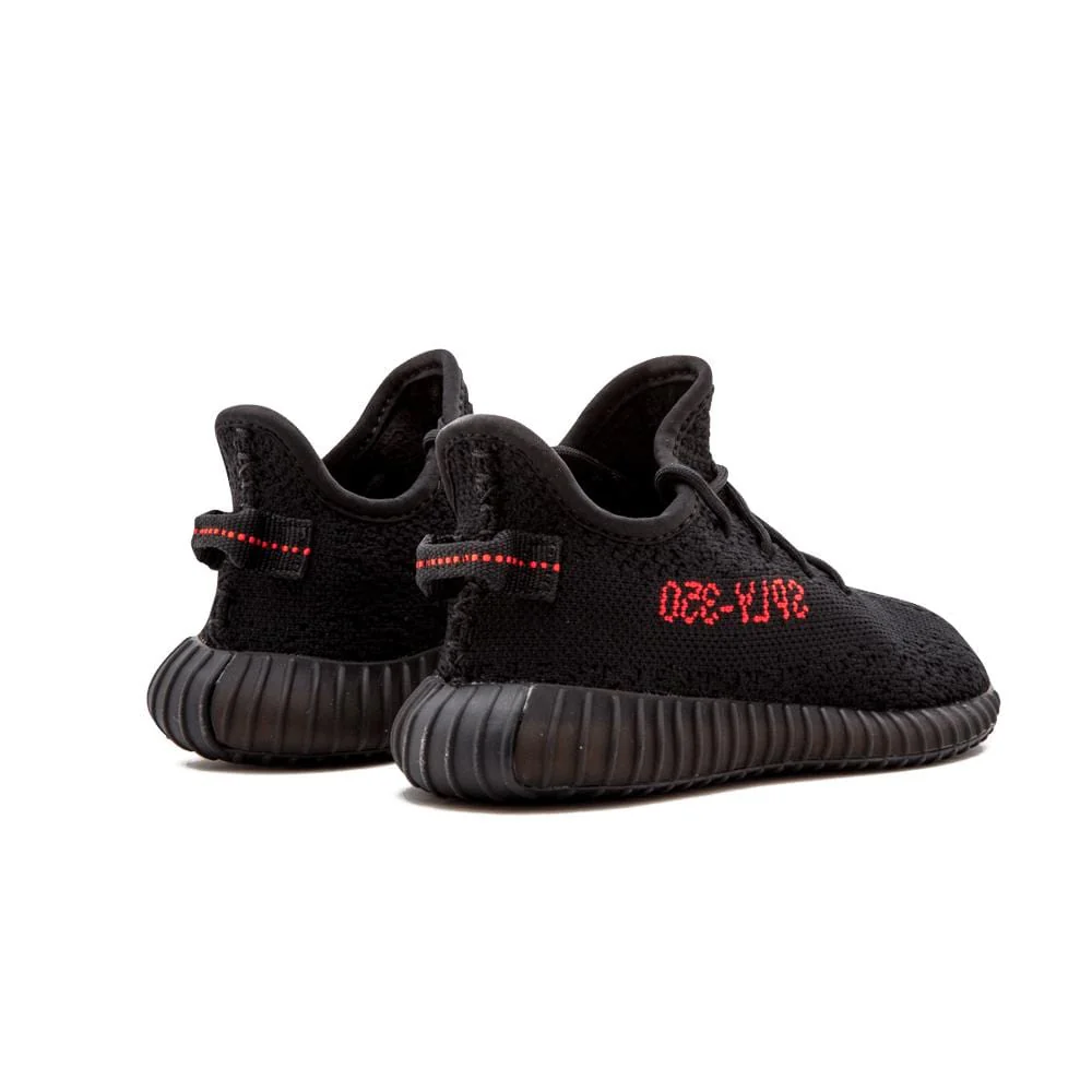 Adidas Yeezy Boost 350 V2 Infant Core Black-Red - Image 4
