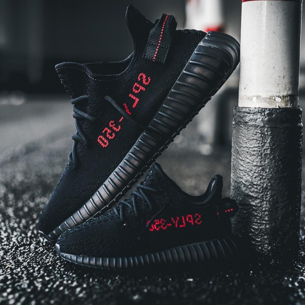 Adidas Yeezy Boost 350 V2 Infant Core Black-Red - Image 8