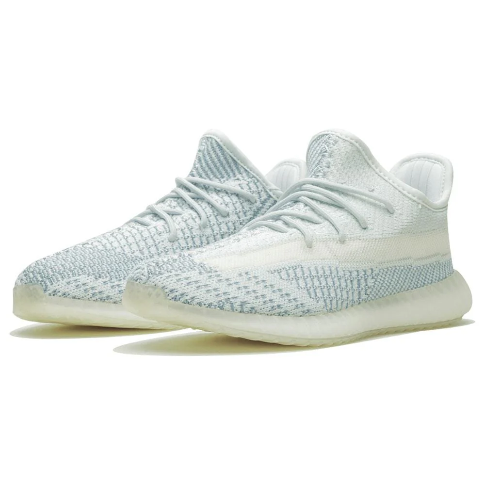 Adidas Yeezy Boost 350 V2 Kids 'Cloud White Non-Reflective' - Image 2
