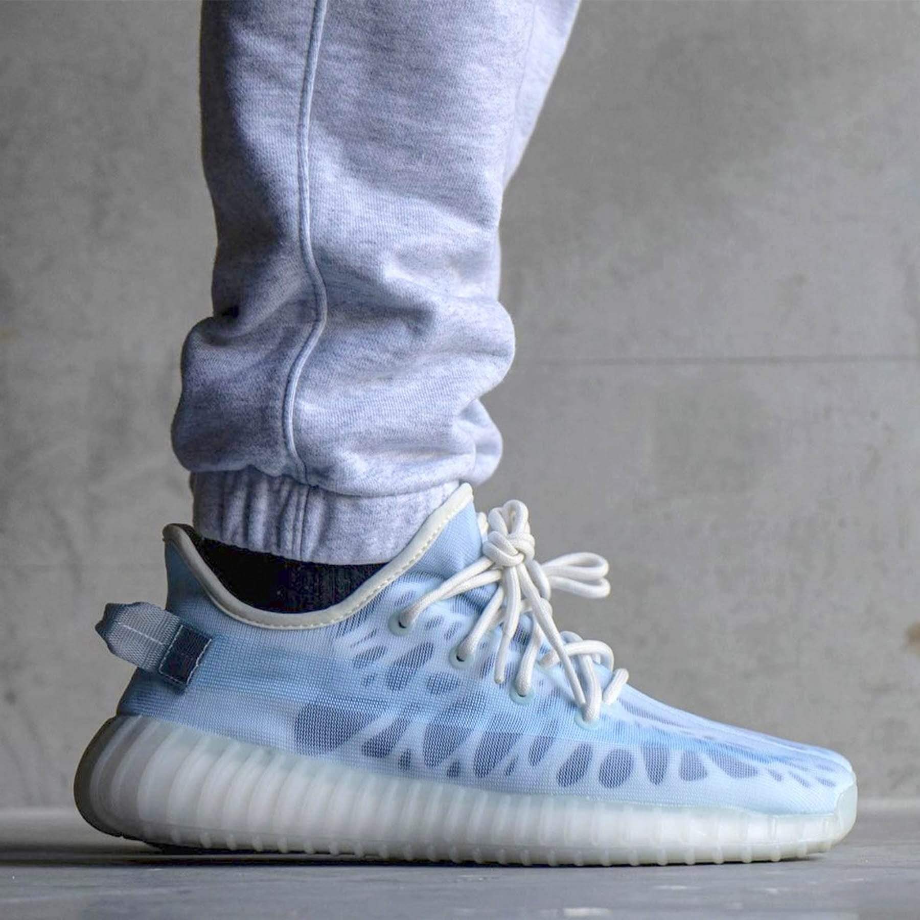 adidas Yeezy Boost 350 V2 'Mono Ice' - Image 6