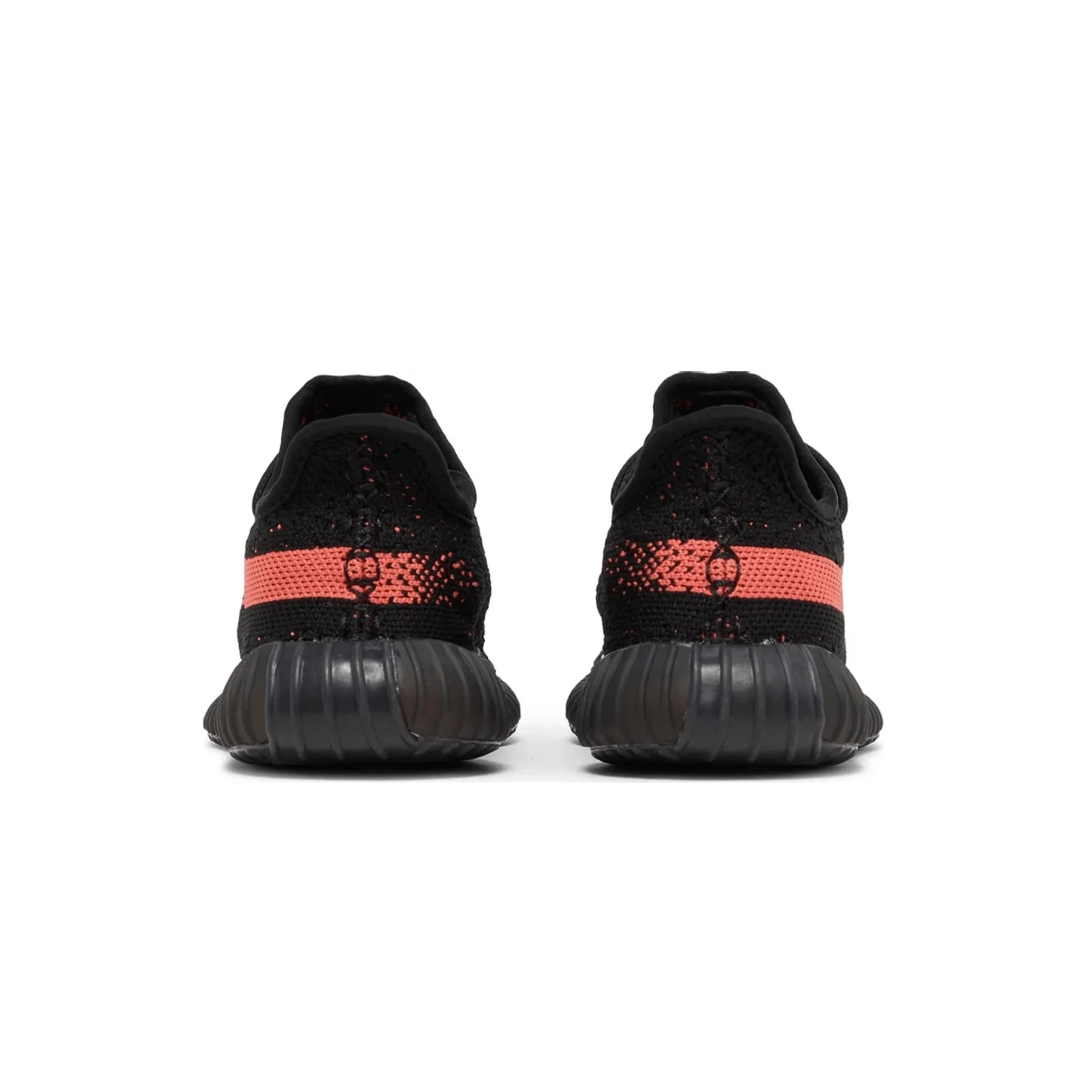 adidas Yeezy Boost 350 V2 Infants 'Core Black Red' - Image 4
