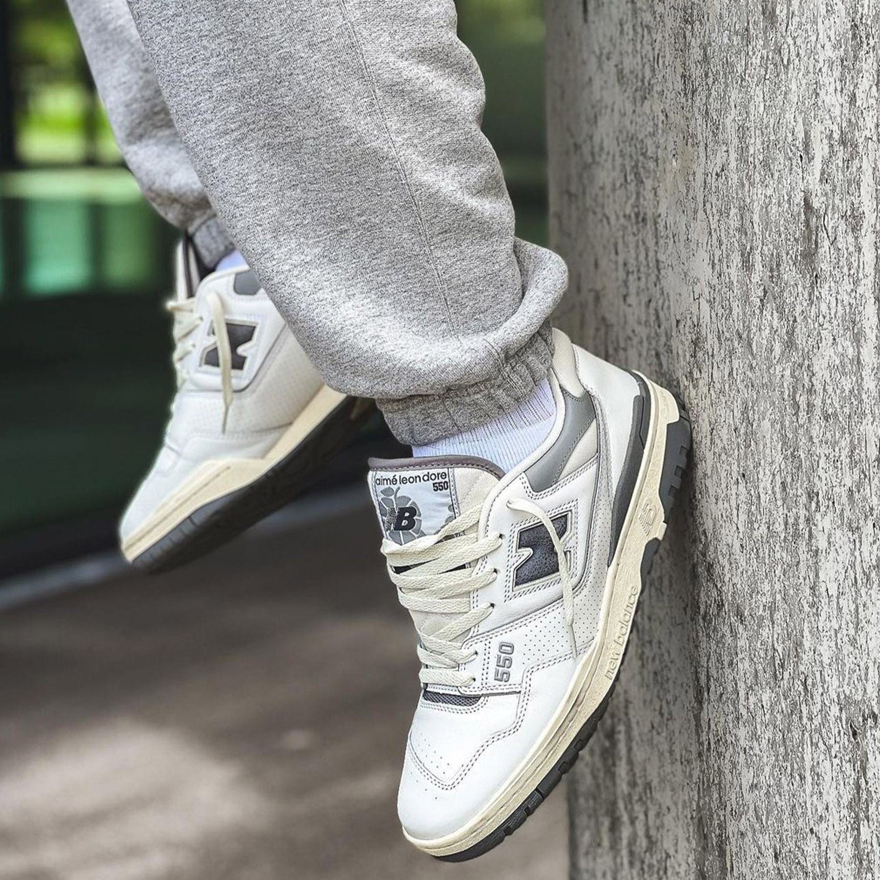 Aimé Leon Dore x New Balance 550 ‘Silver’ - Image 7