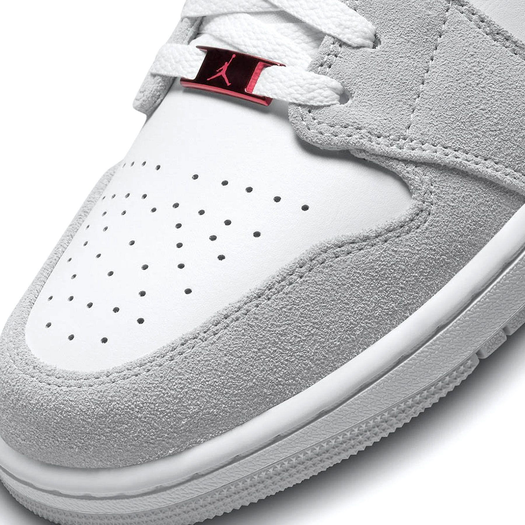 Air Jordan 1 Low SE 'Light Smoke Grey Gym Red' - Image 6