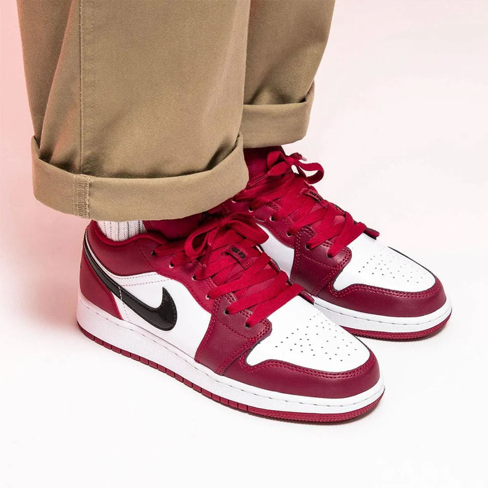 Air Jordan 1 Low GS 'Noble Red' - Image 6