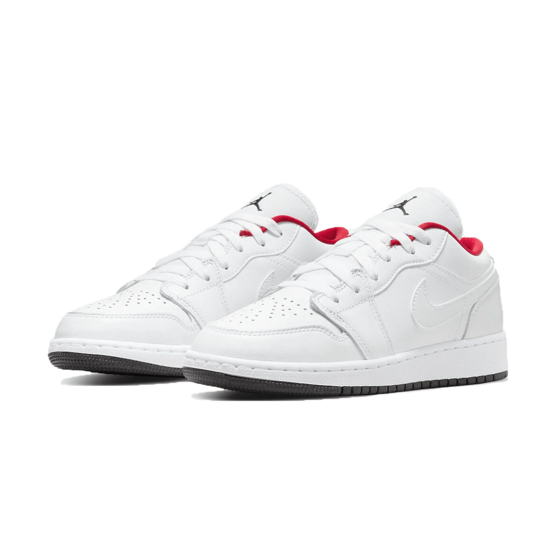 Air Jordan 1 Low GS White Black Infrared - Image 2