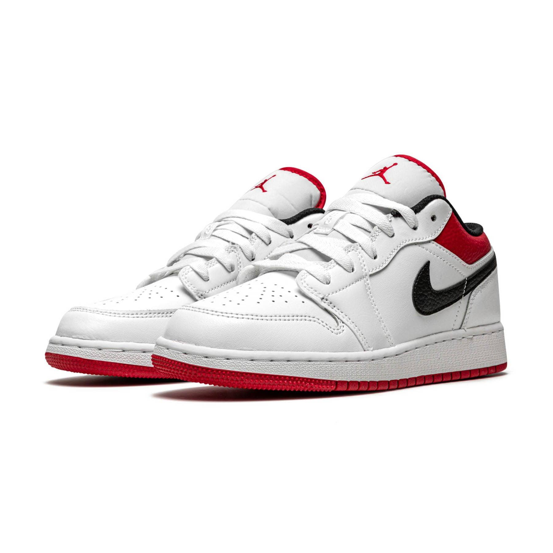 Air Jordan 1 Low GS 'White Gym Red' - Image 2