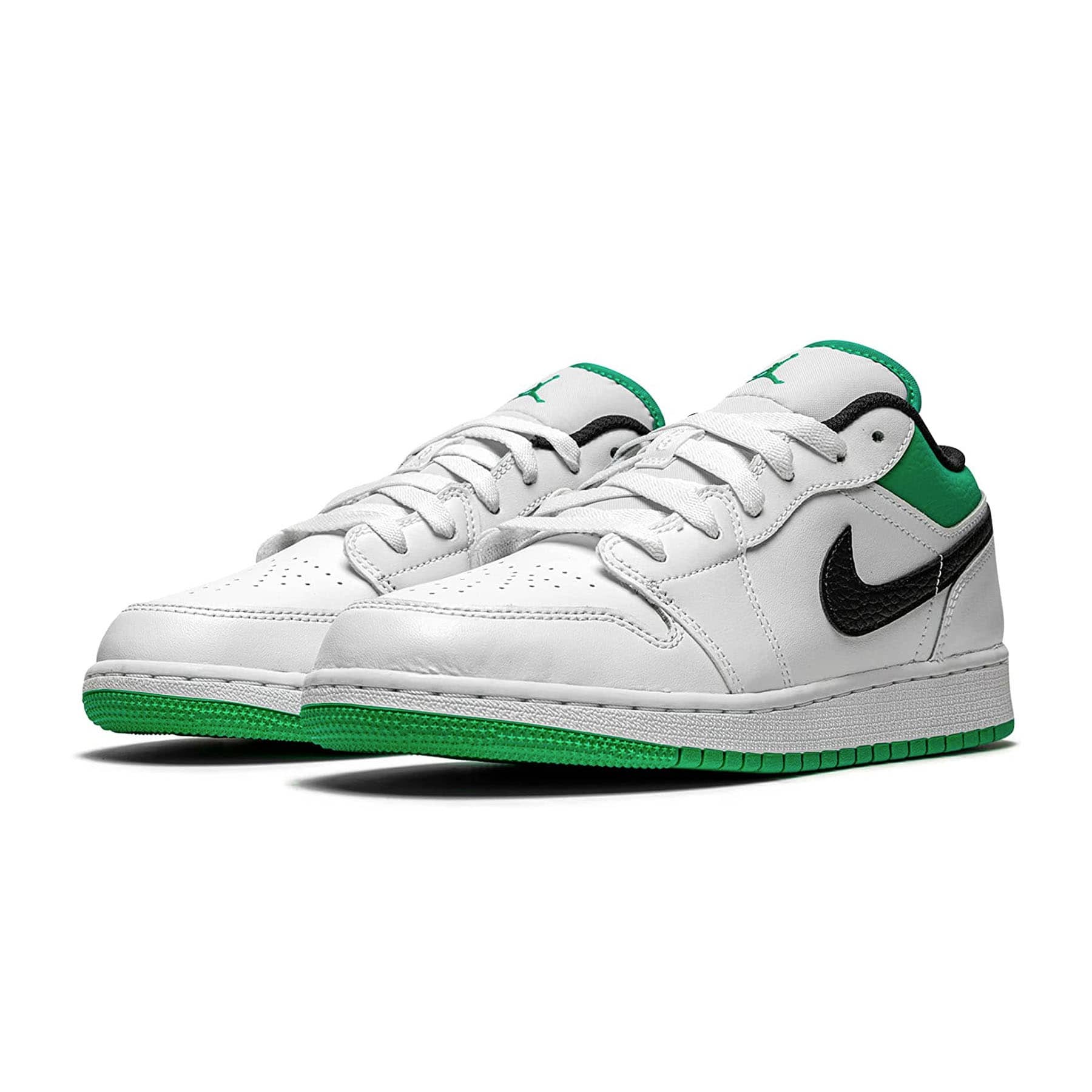 Air Jordan 1 Low GS 'White Lucky Green' - Image 2