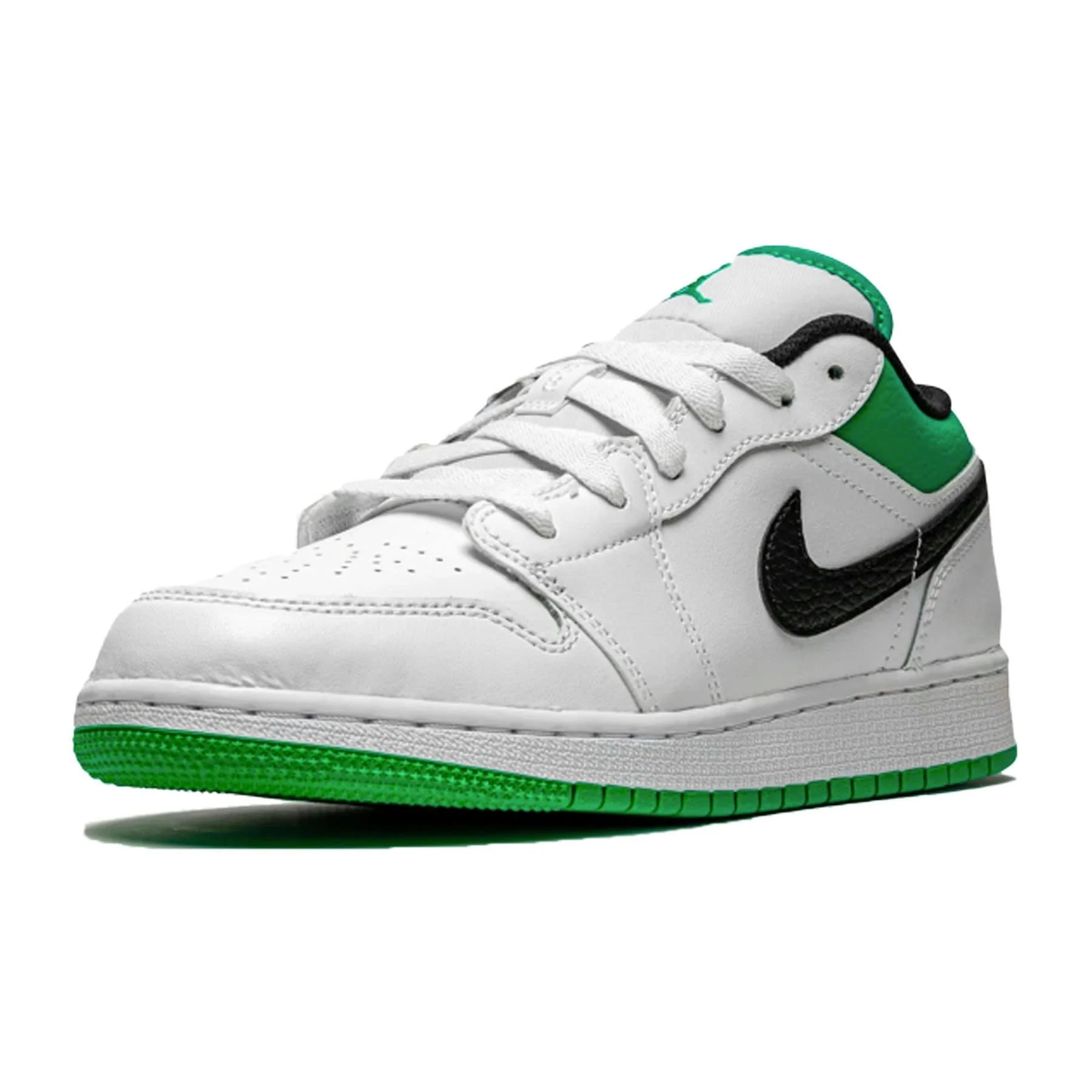 Air Jordan 1 Low GS 'White Lucky Green' - Image 4