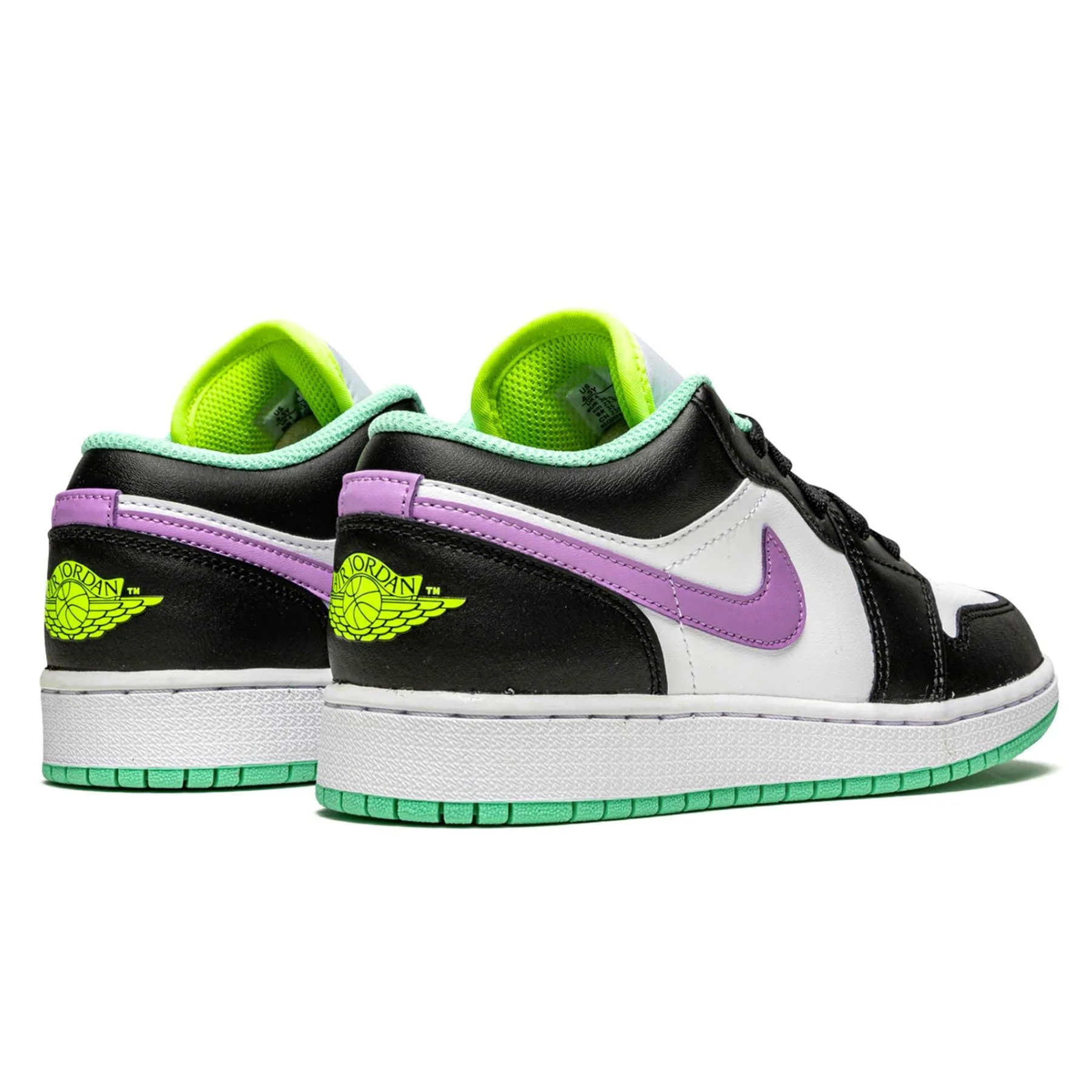 Air Jordan 1 Low GS 'White Violet Shock' - Image 3
