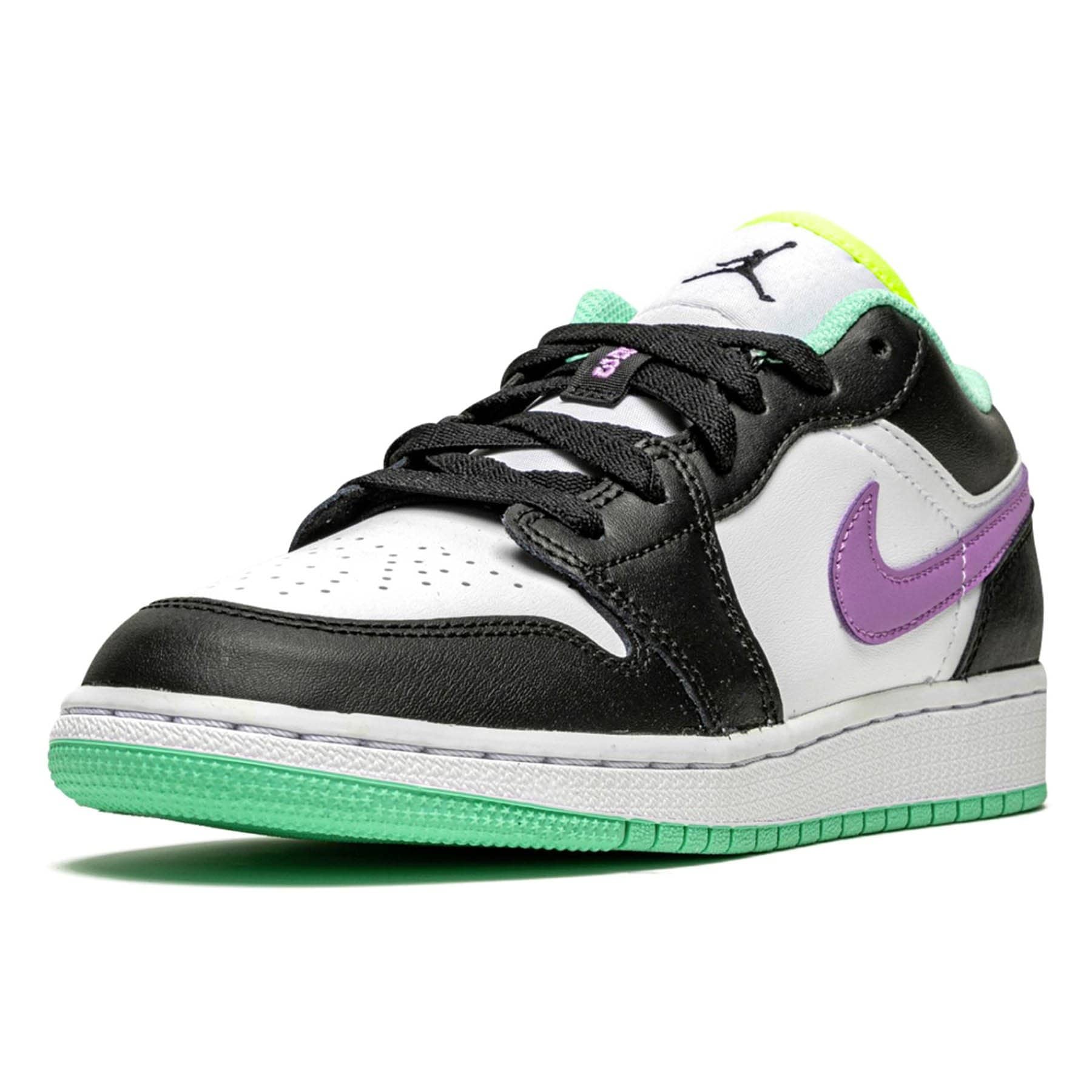 Air Jordan 1 Low GS 'White Violet Shock' - Image 4