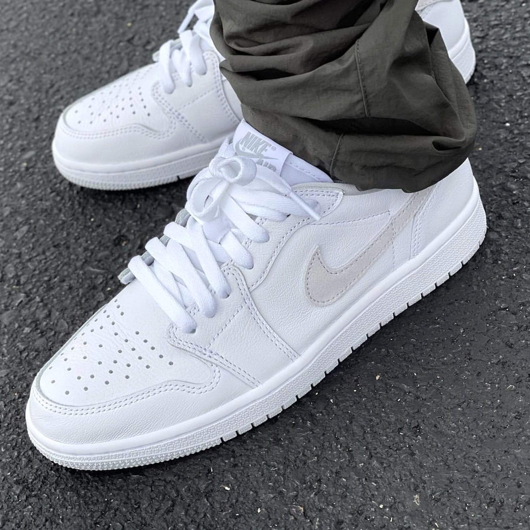 Air Jordan 1 Retro Low OG 'Neutral Grey' 2021 - Image 6