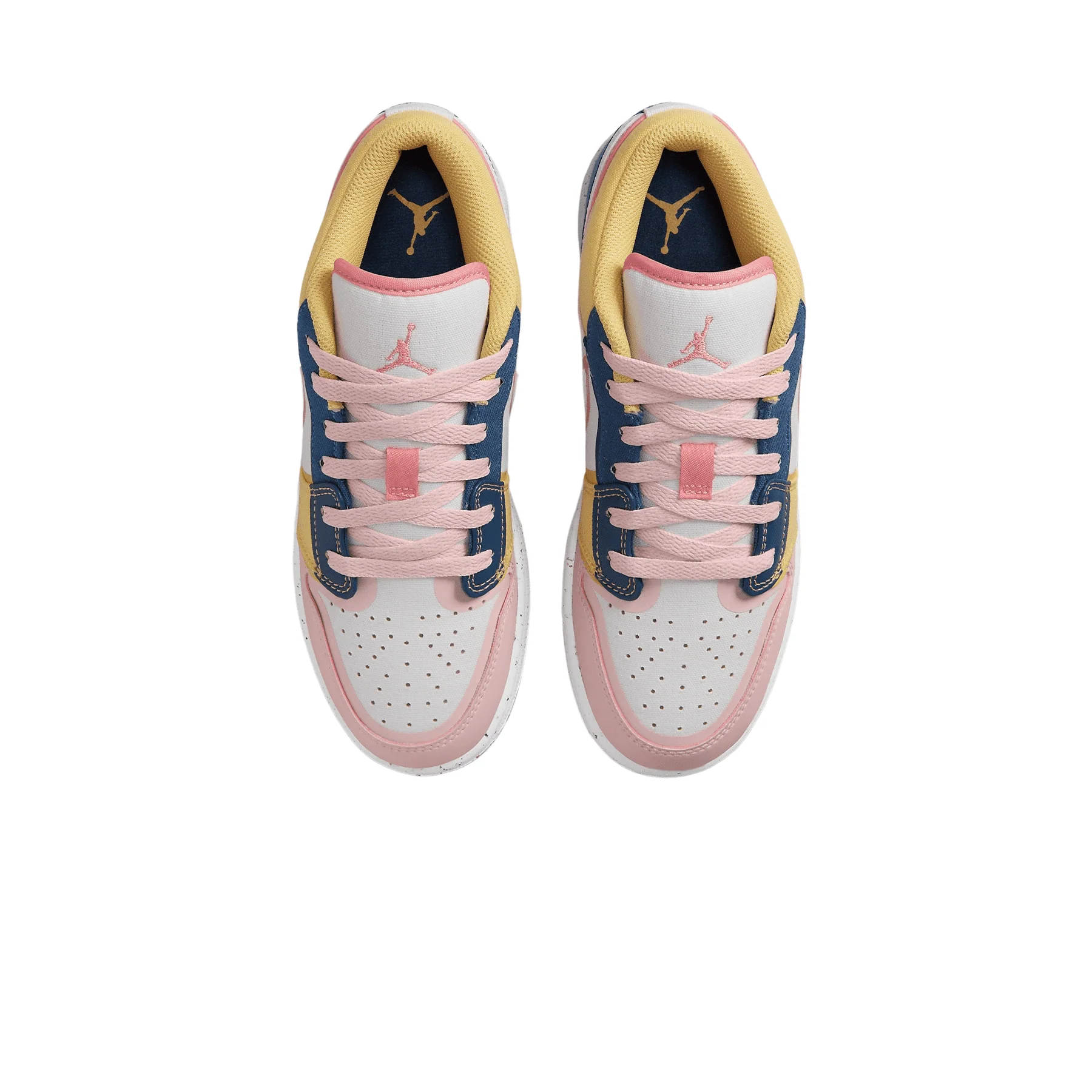 Air Jordan 1 Low SE GS 'Multi-Colour Canvas' - Image 3