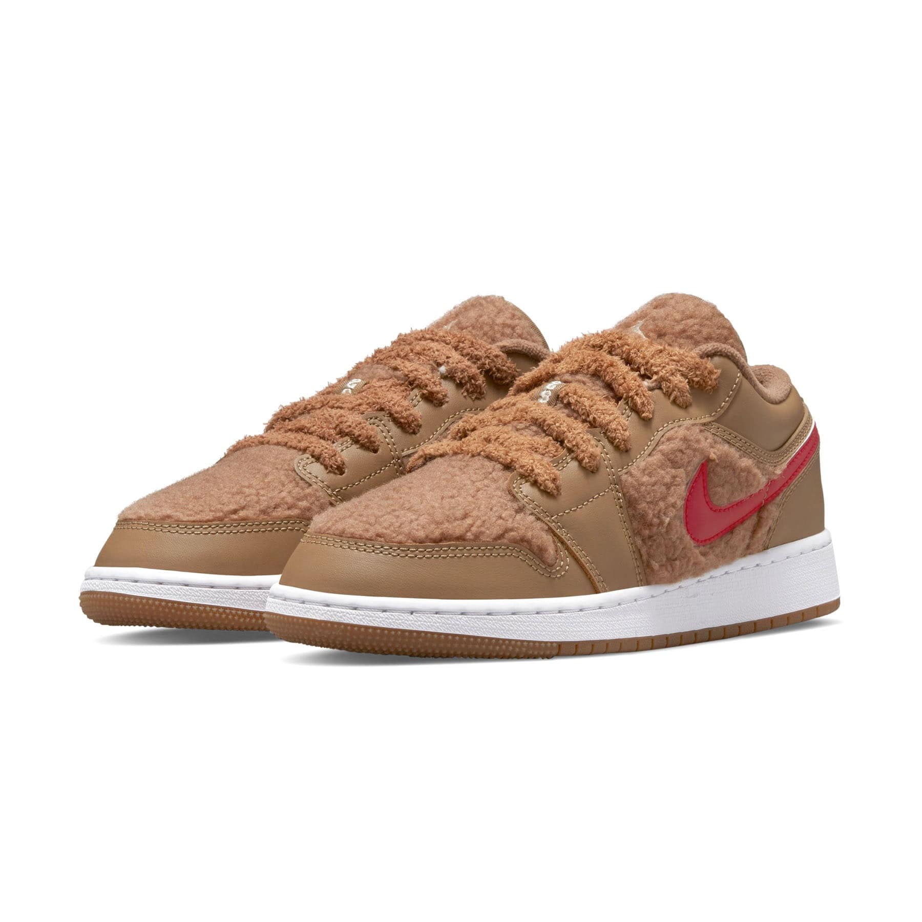 Air Jordan 1 Low Utility GS 'Teddy Bear' - Image 2