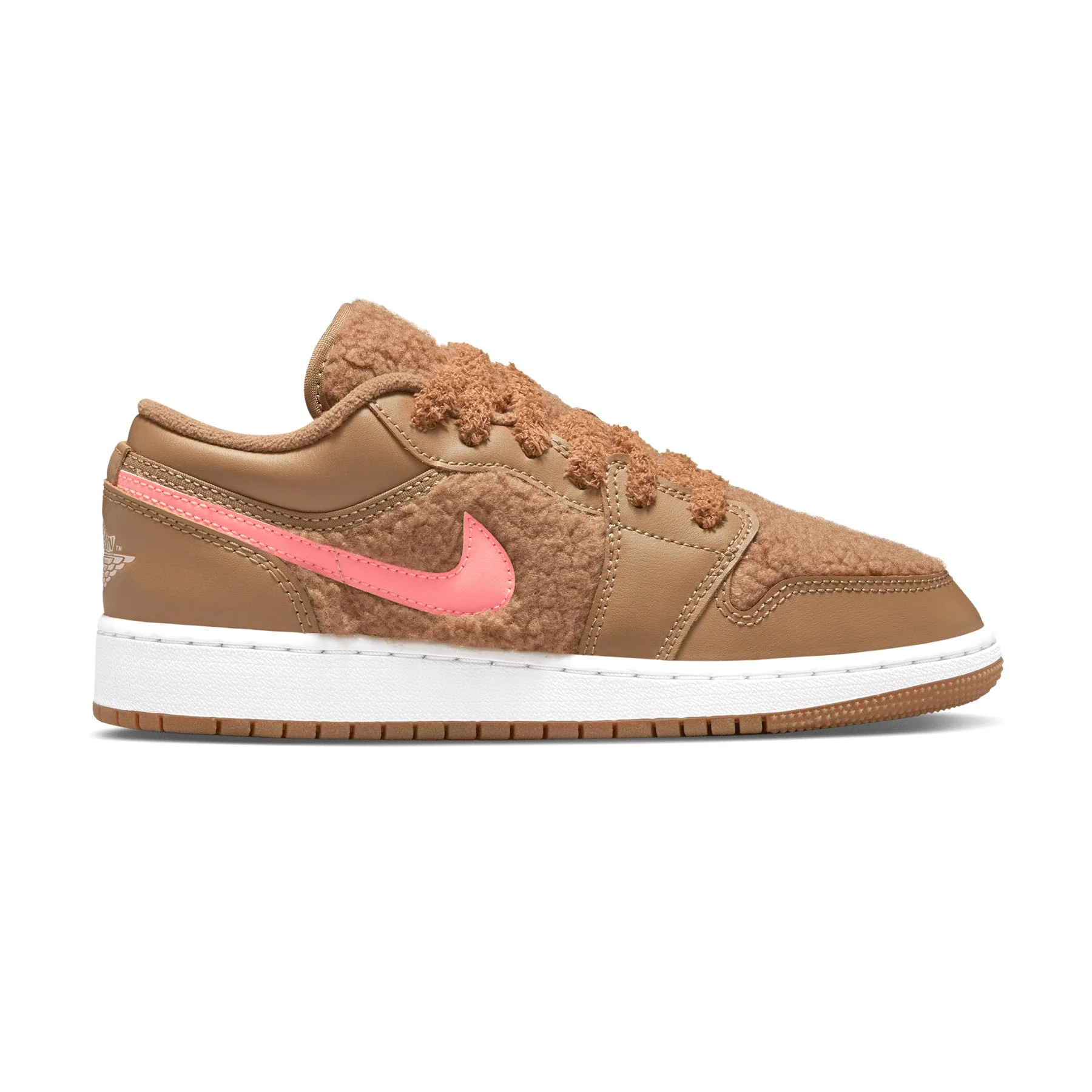 Air Jordan 1 Low Utility GS 'Teddy Bear' - Image 7