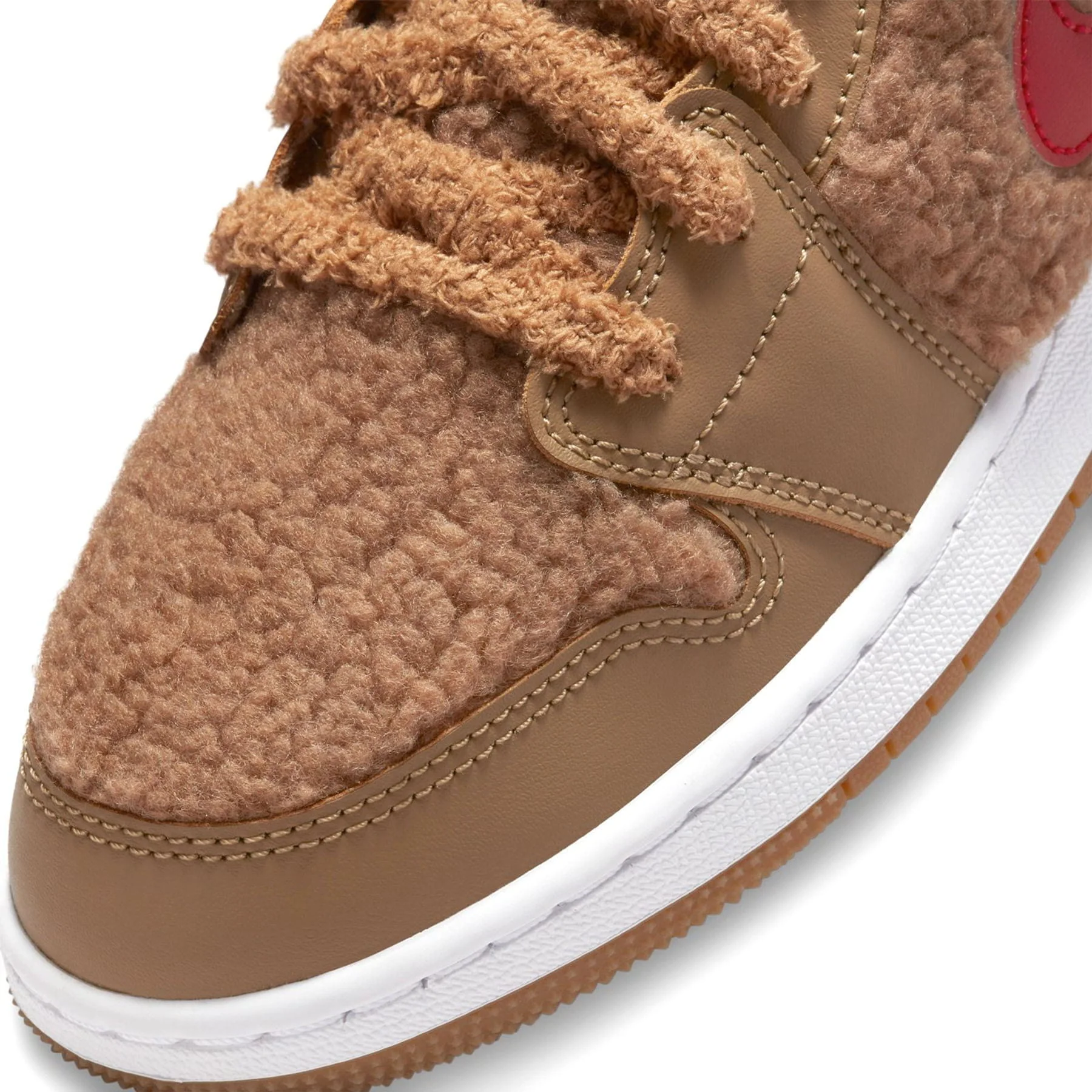Air Jordan 1 Low Utility GS 'Teddy Bear' - Image 9