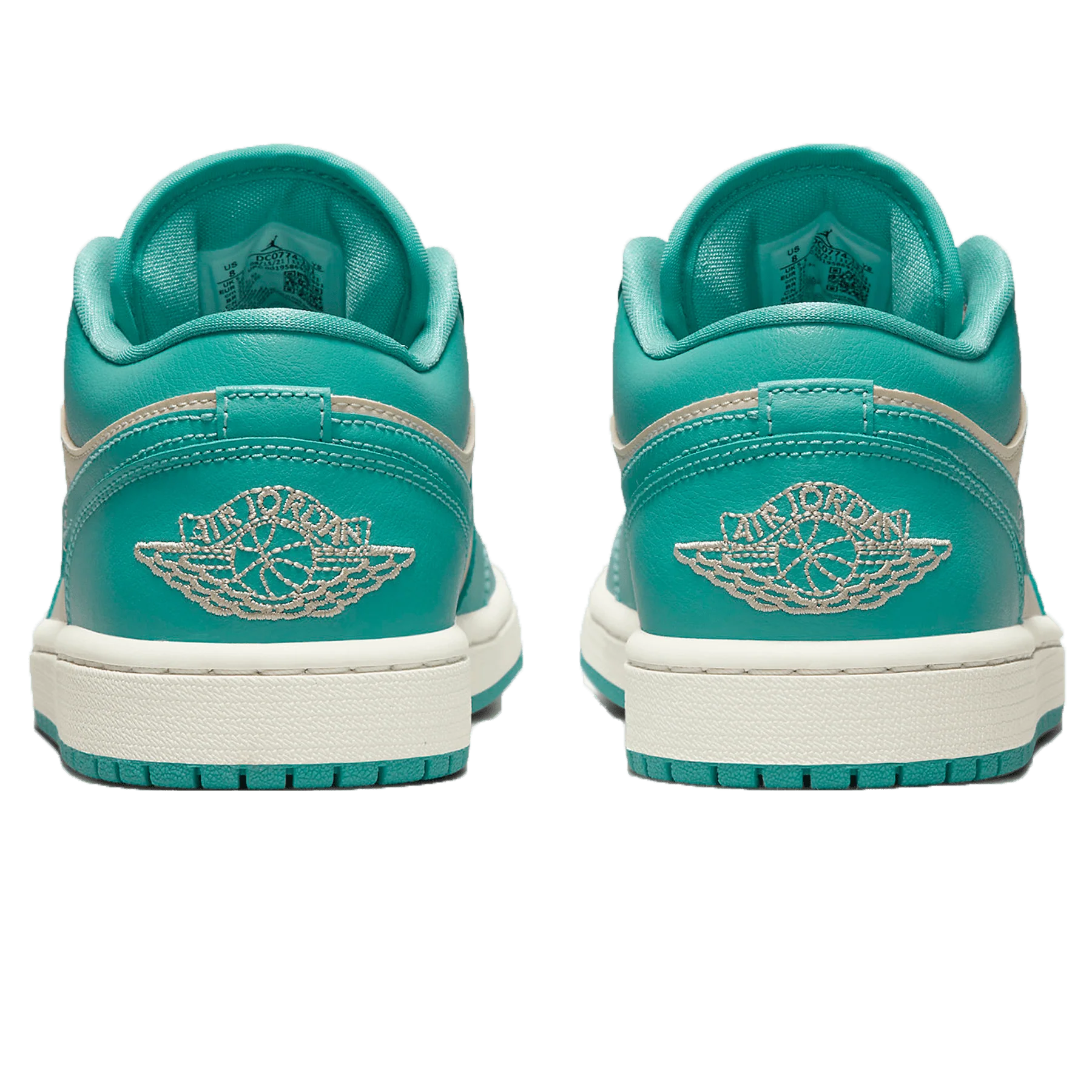 Air Jordan 1 Low Wmns 'Tropical Teal Sandy Beige' - Image 3