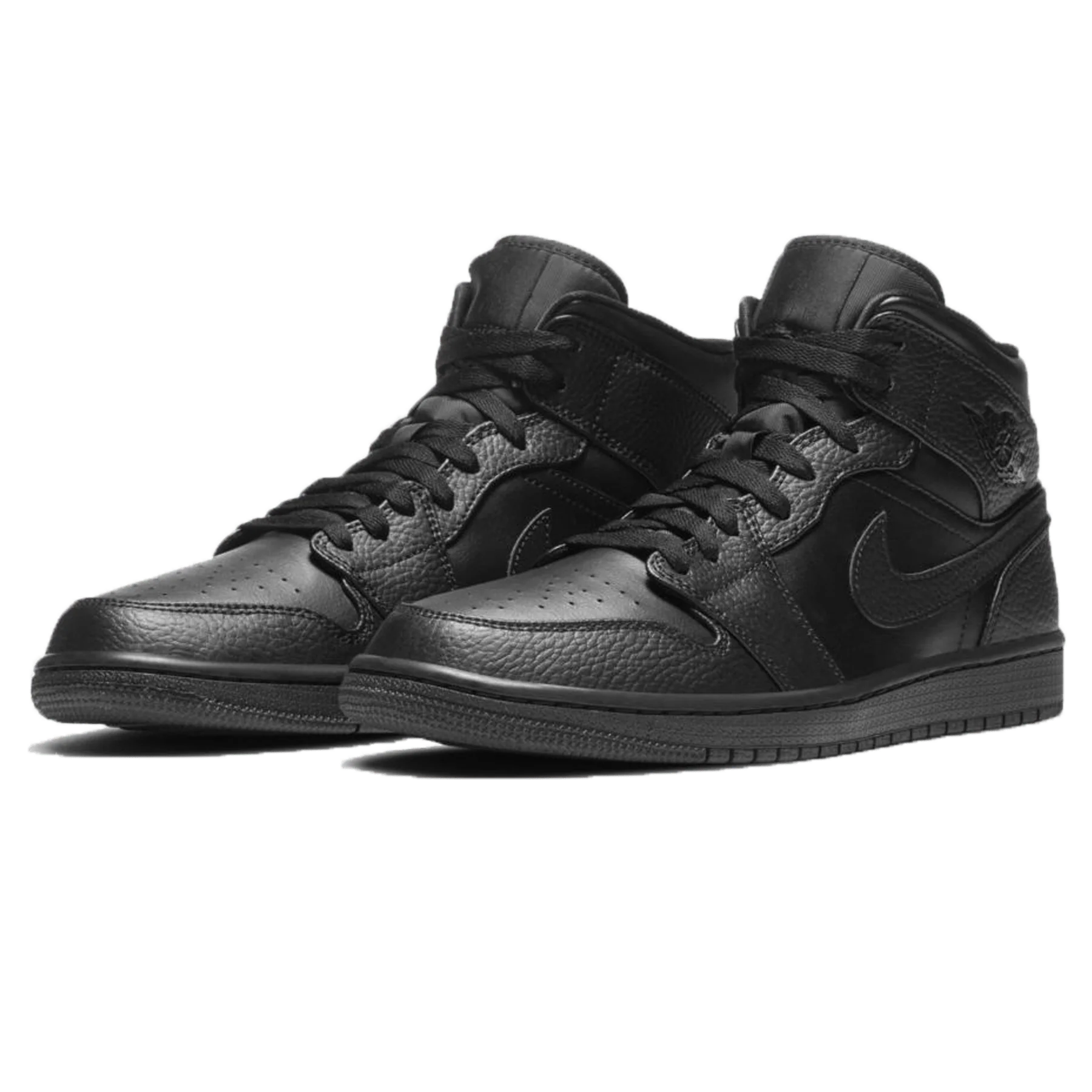 Air Jordan 1 Mid 'Black White' - Image 2