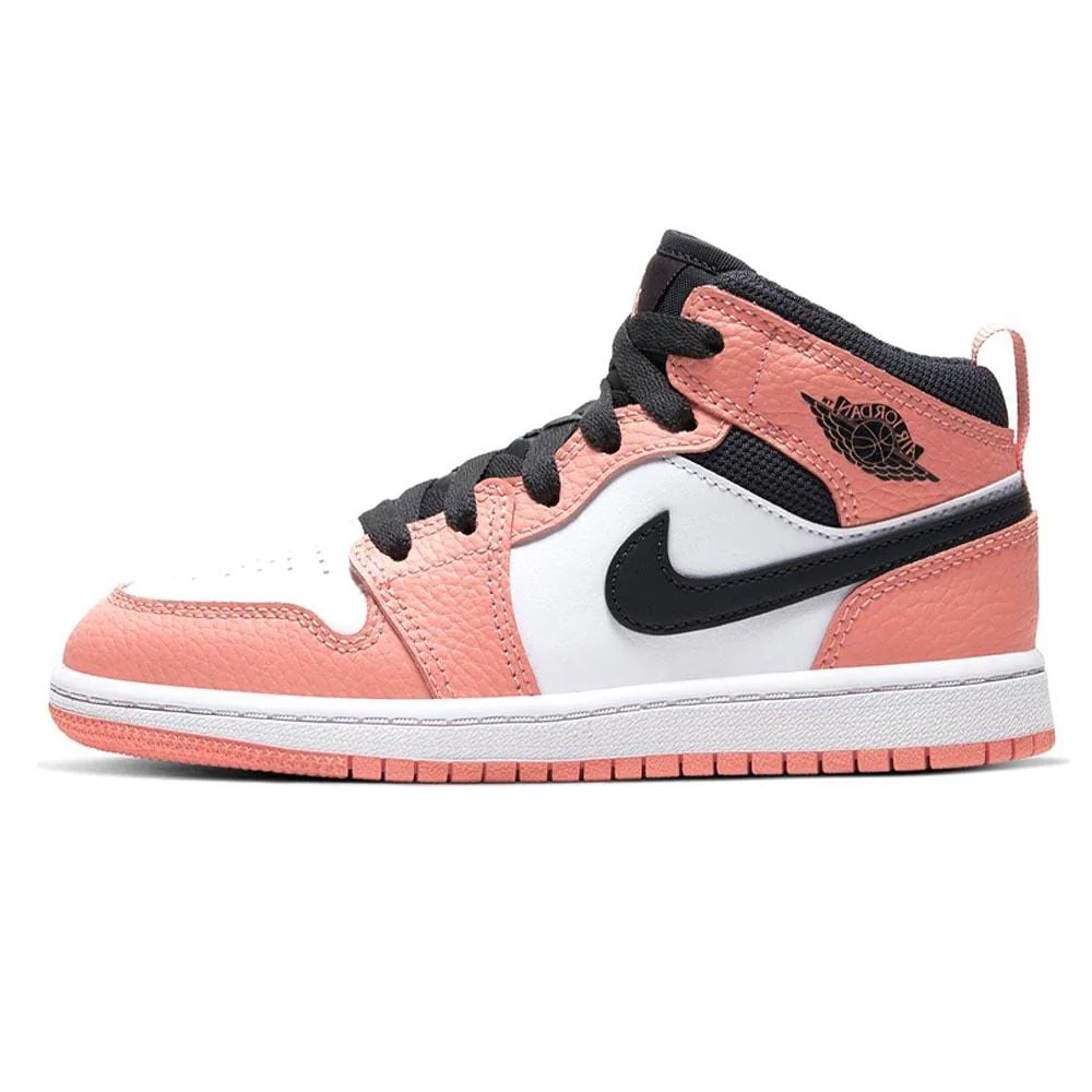 Air Jordan 1 Mid Children's 'Pink Quartz' (PS) - Image 2
