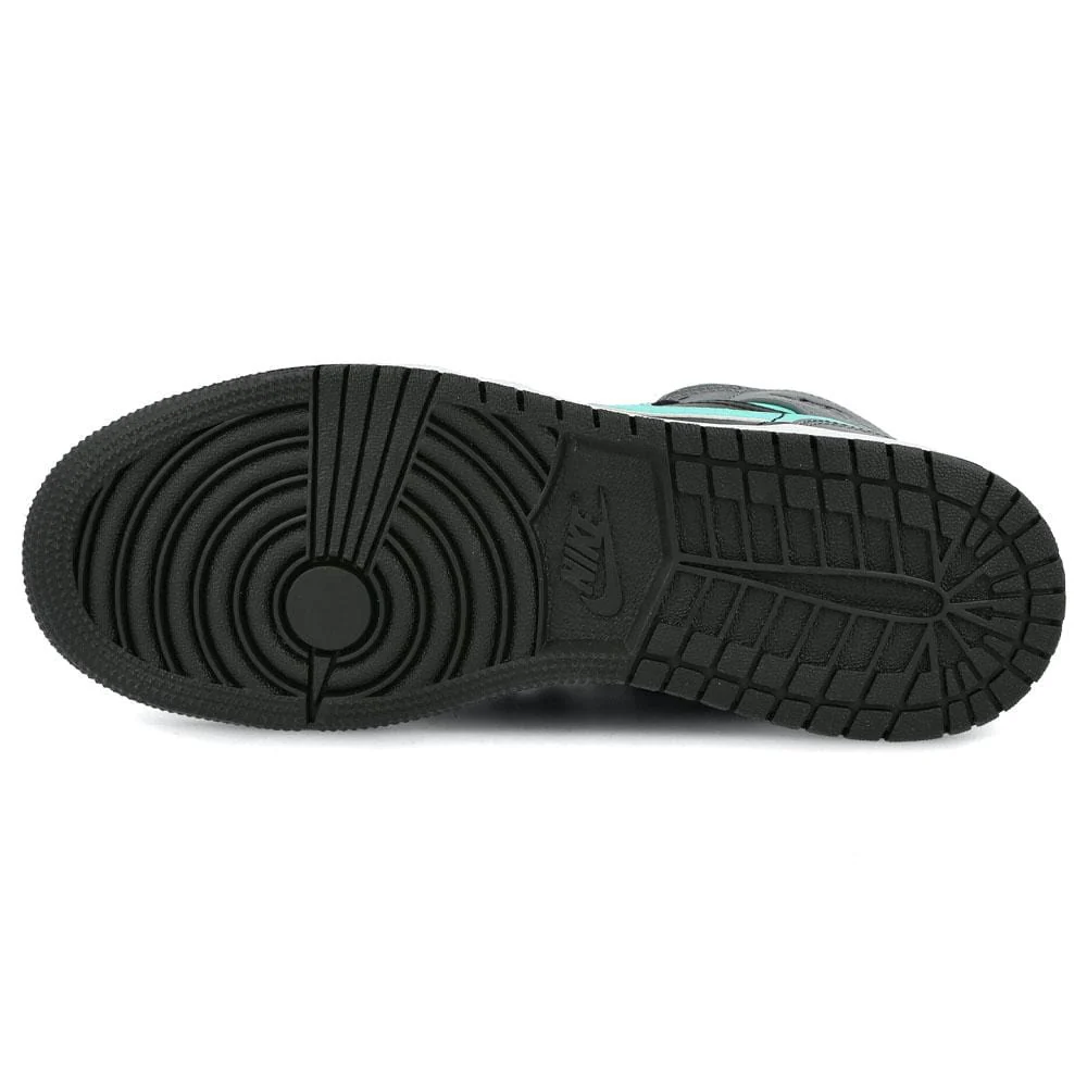 Air Jordan 1 Mid Grey Aqua (GS) - Image 5