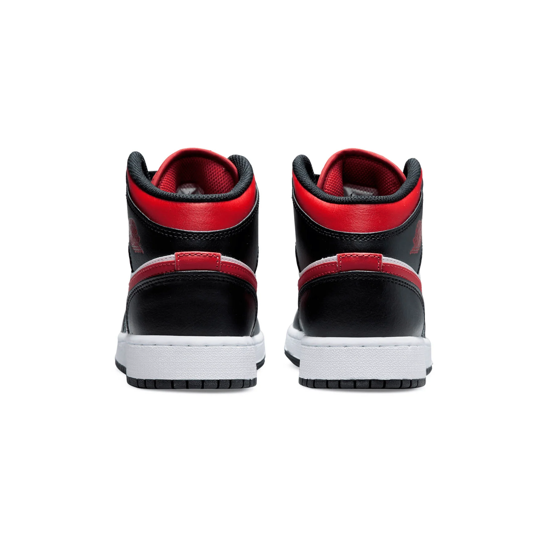 Air Jordan 1 Mid GS 'Black Fire Red' - Image 4