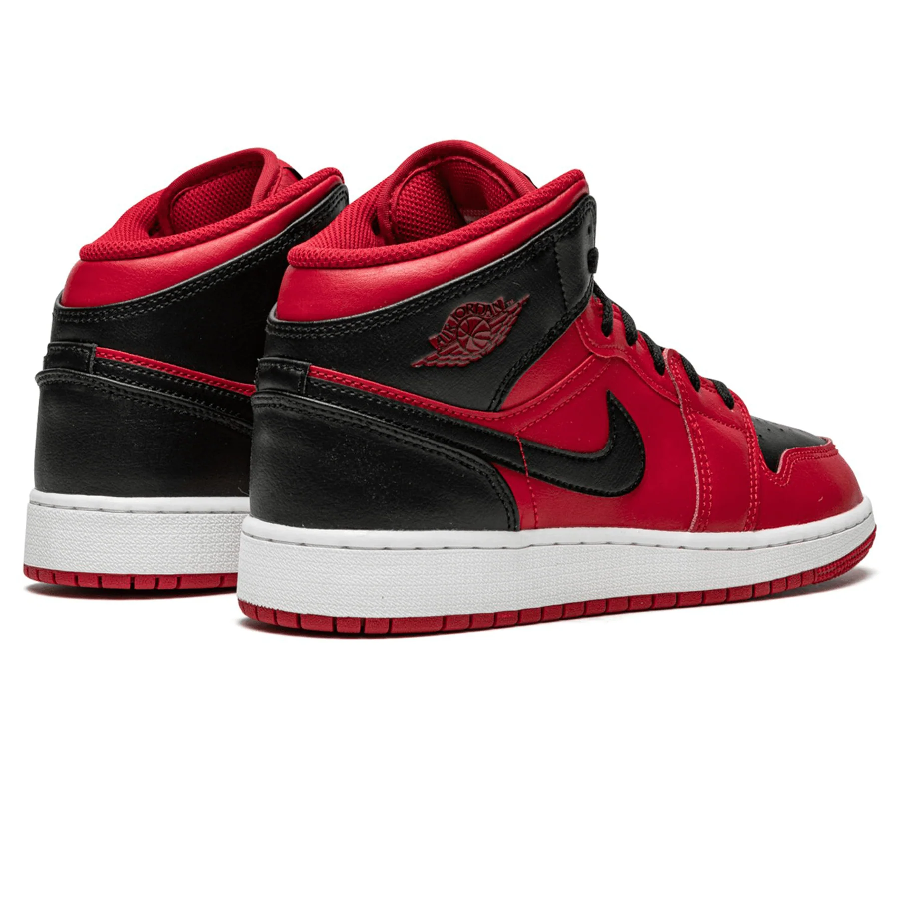 Air Jordan 1 Mid GS 'Black Gym Red' - Image 3