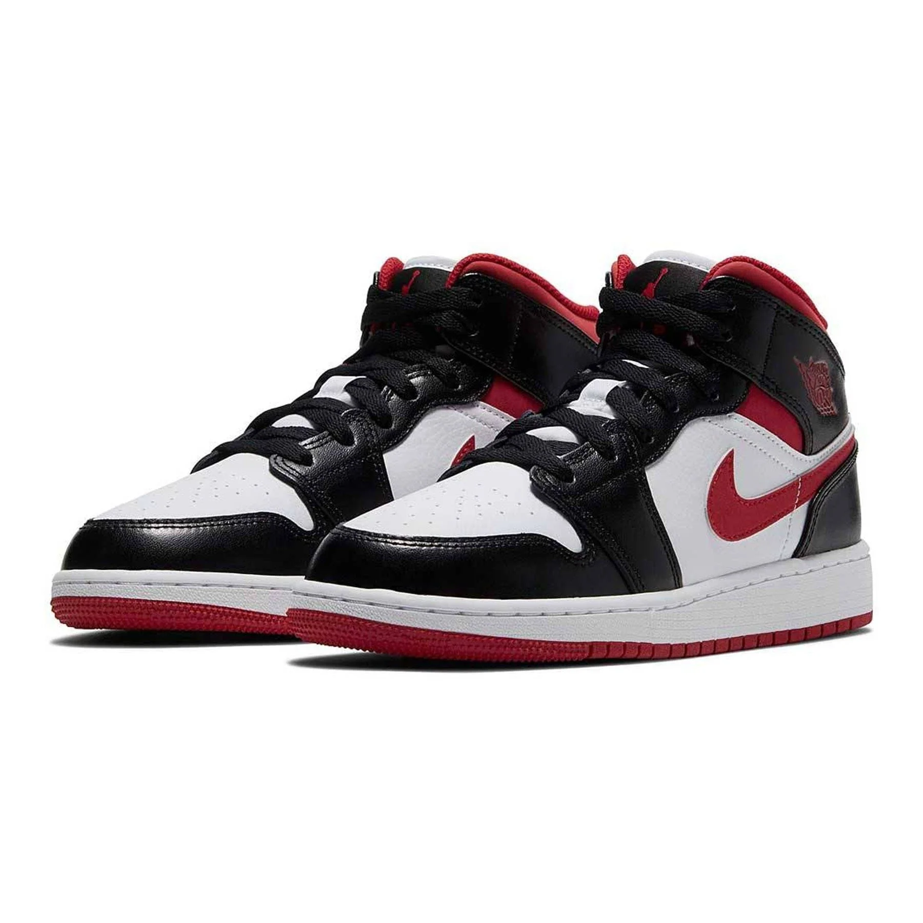 Air Jordan 1 Mid GS 'Black Gym Red' 2021 - Image 3